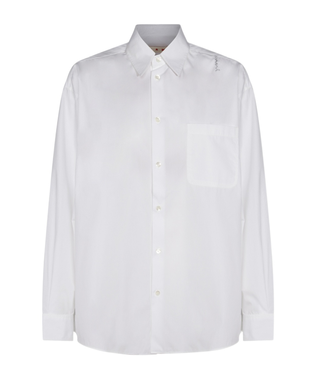 Marni White Cotton Shirt In White