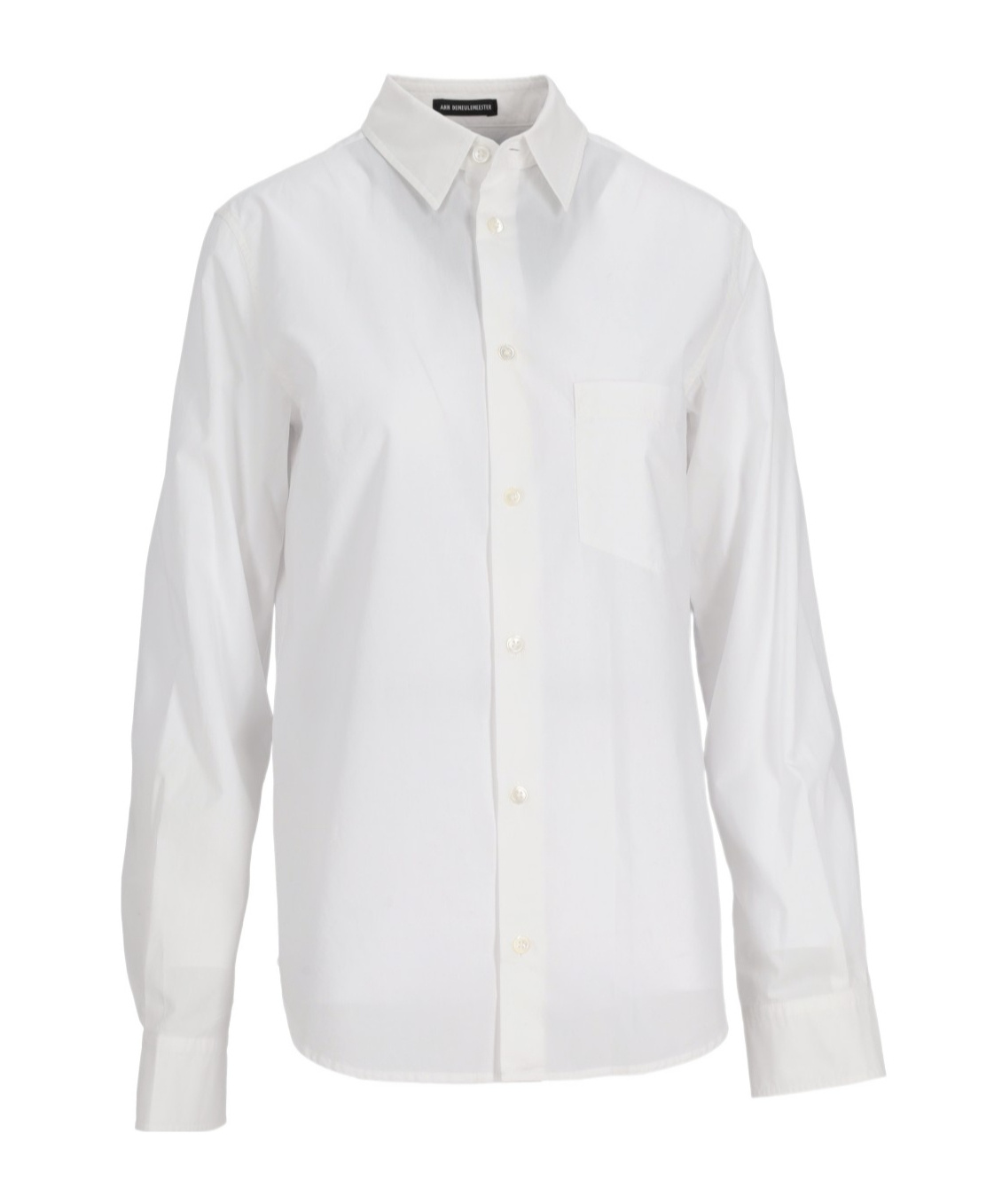 Ann Demeulemeester Alla Cotton Poplin Shirt In White
