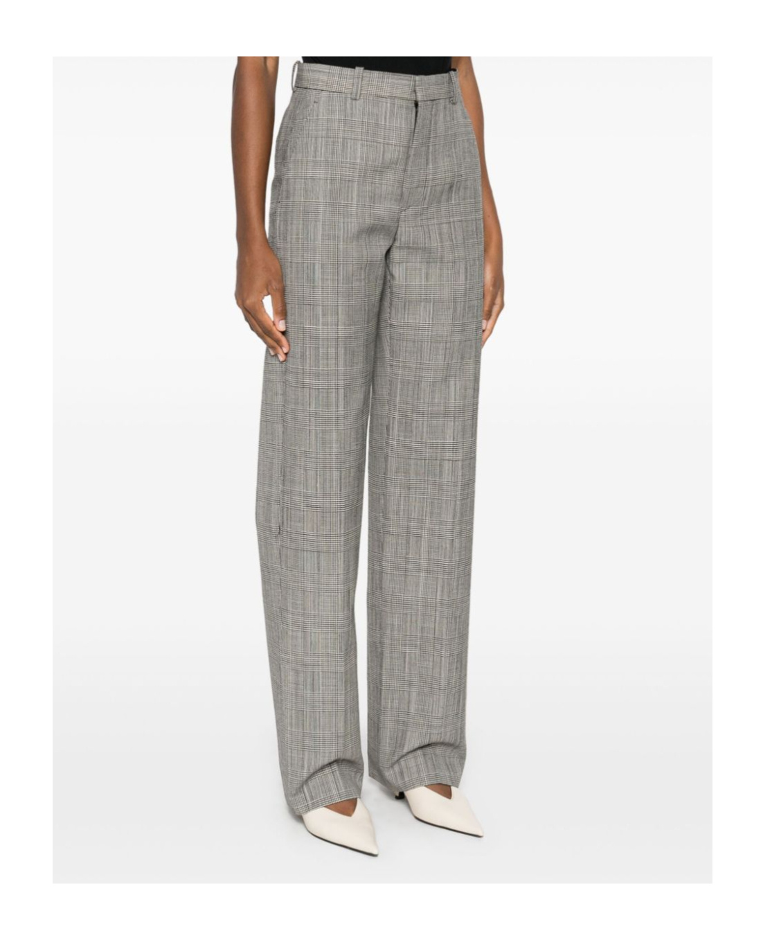 Shop Wardrobe.nyc Print Straight-leg Trousers