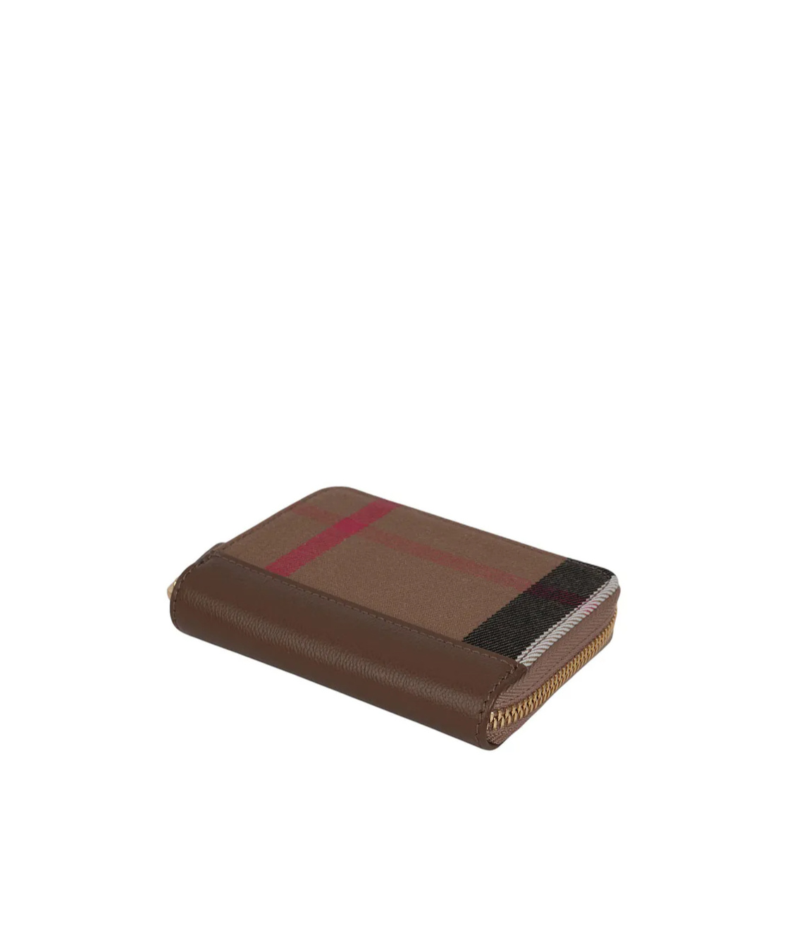 Burberry Zippered Change Purse In Earthy Brown