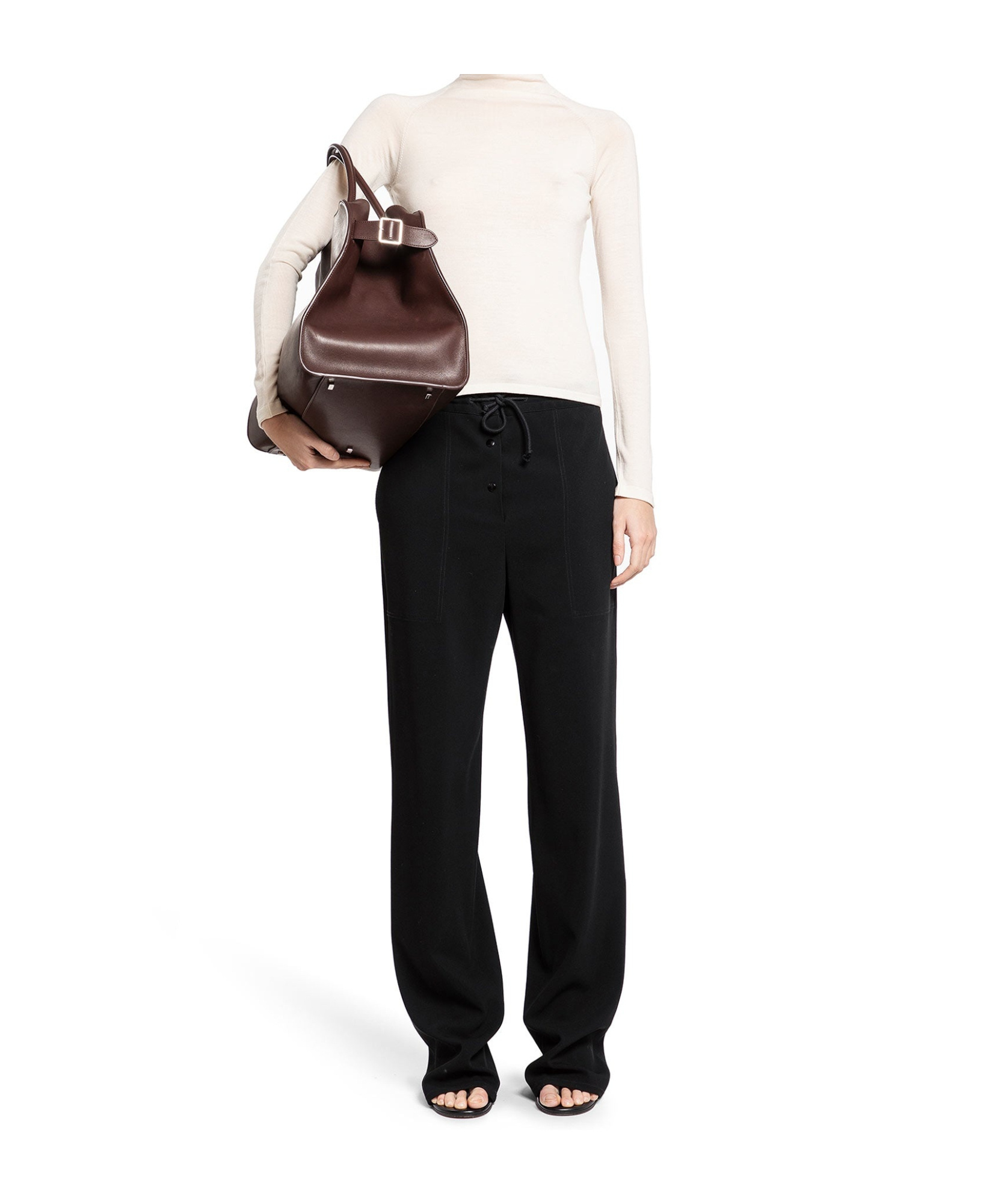 The Row Long-sleeved Top In White