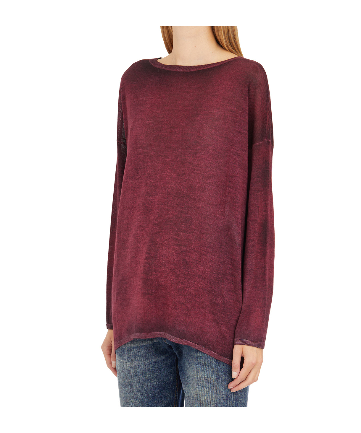 Avant Toi Long-sleeved Sweater In Red