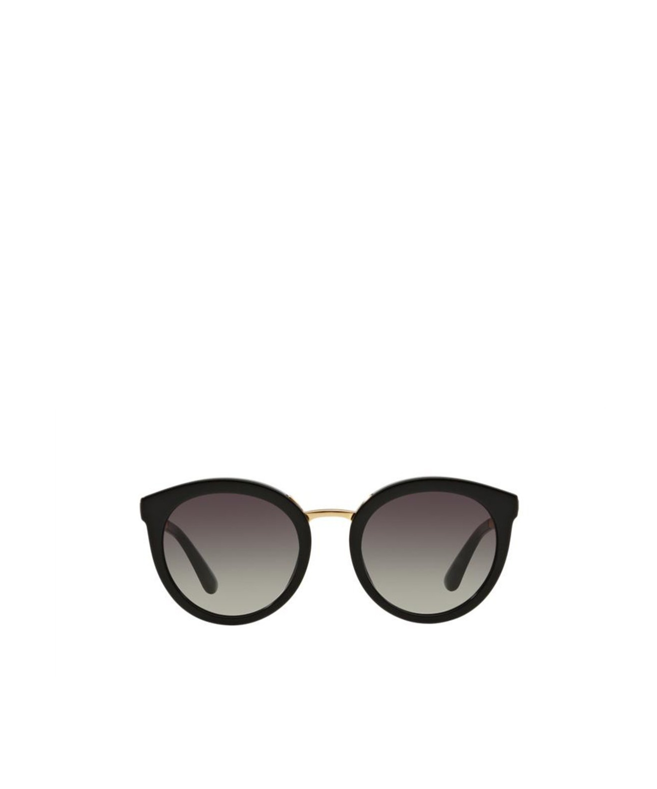 Dolce & Gabbana Womens Black Dg4268 Round-frame Acetate Sunglasses In Black