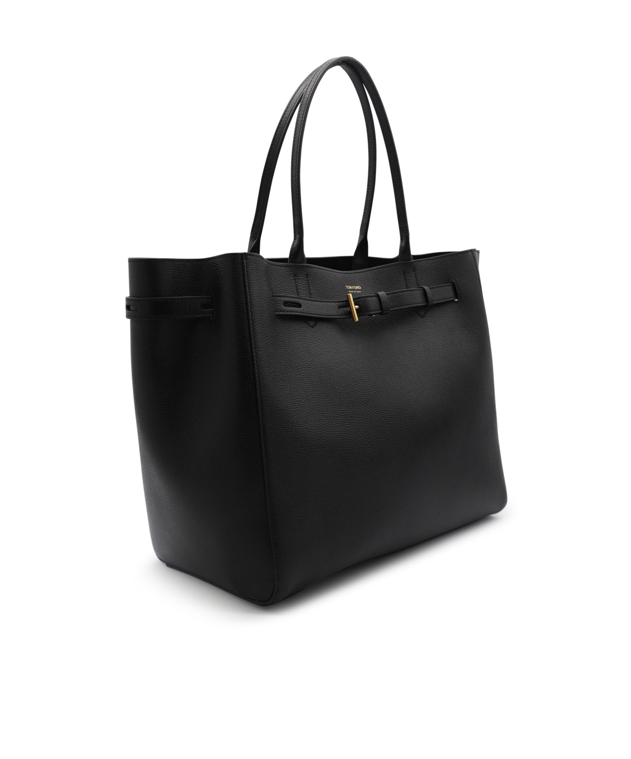 Tom Ford Audrey Leather Tote Bag In Black