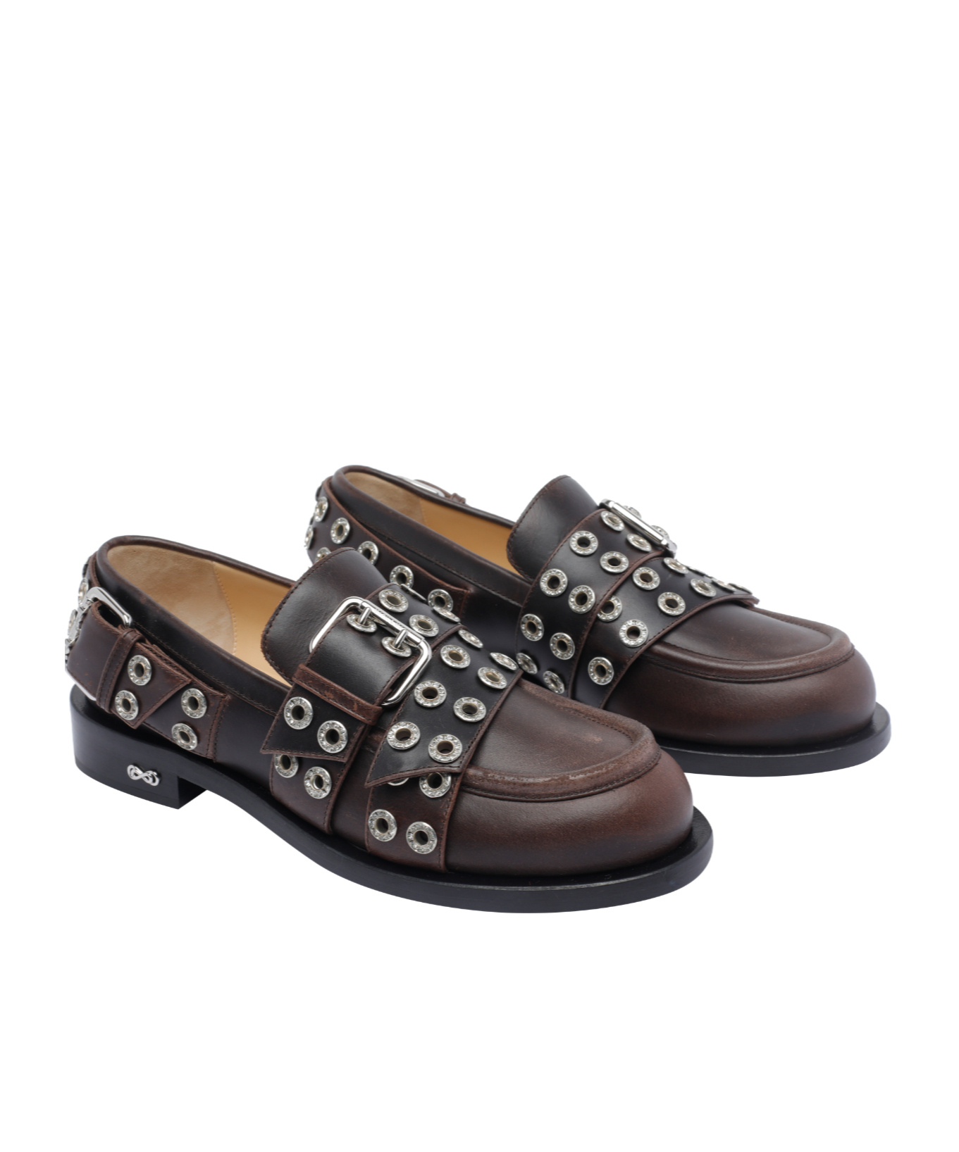 Machmach Round-toe Loafers In Brown