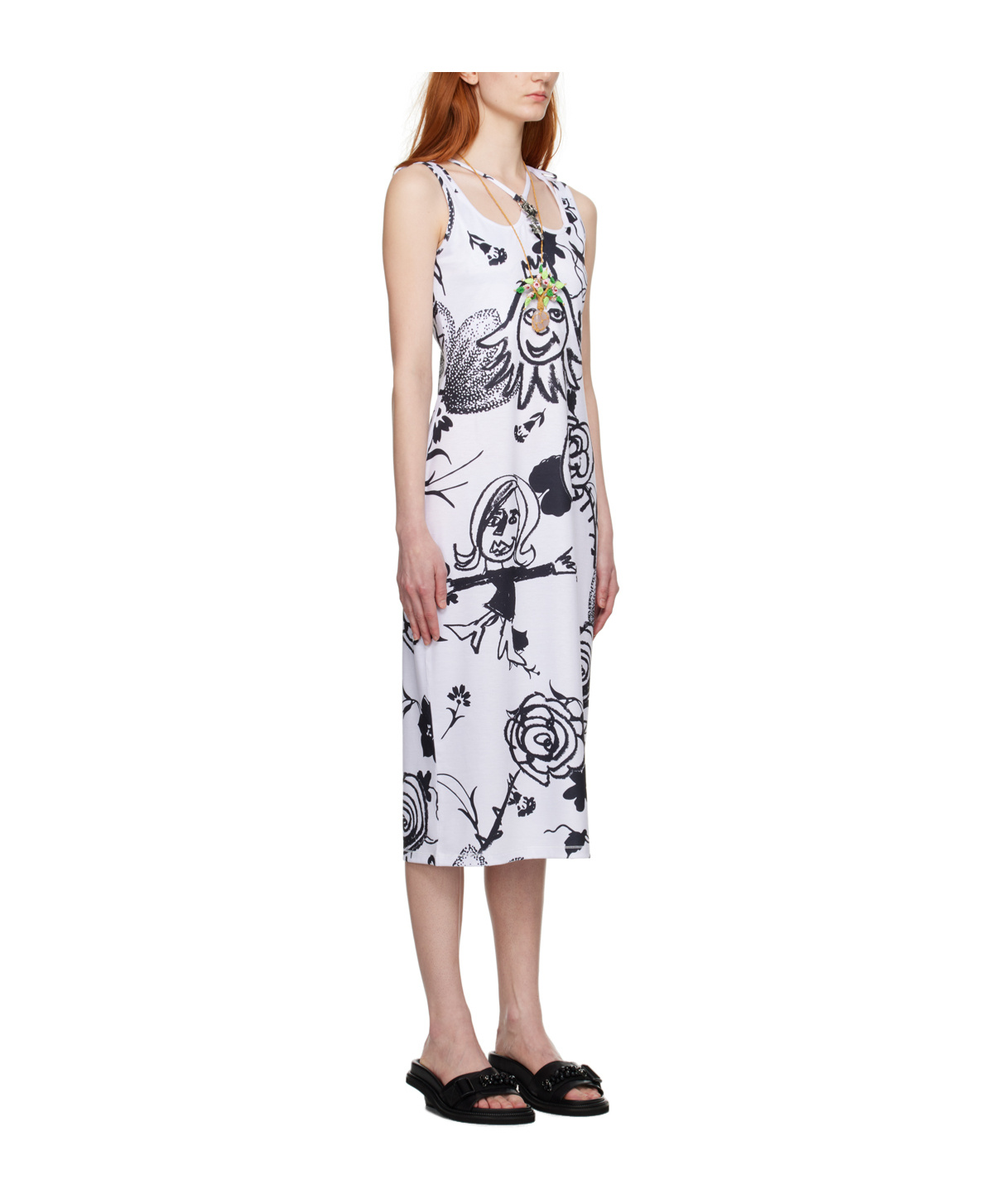 Chopova Lowena Mars Dress In Multicolor