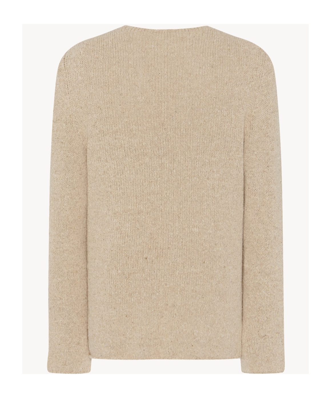 The Row Long-sleeved Sweater In Light Beige Mixed Color