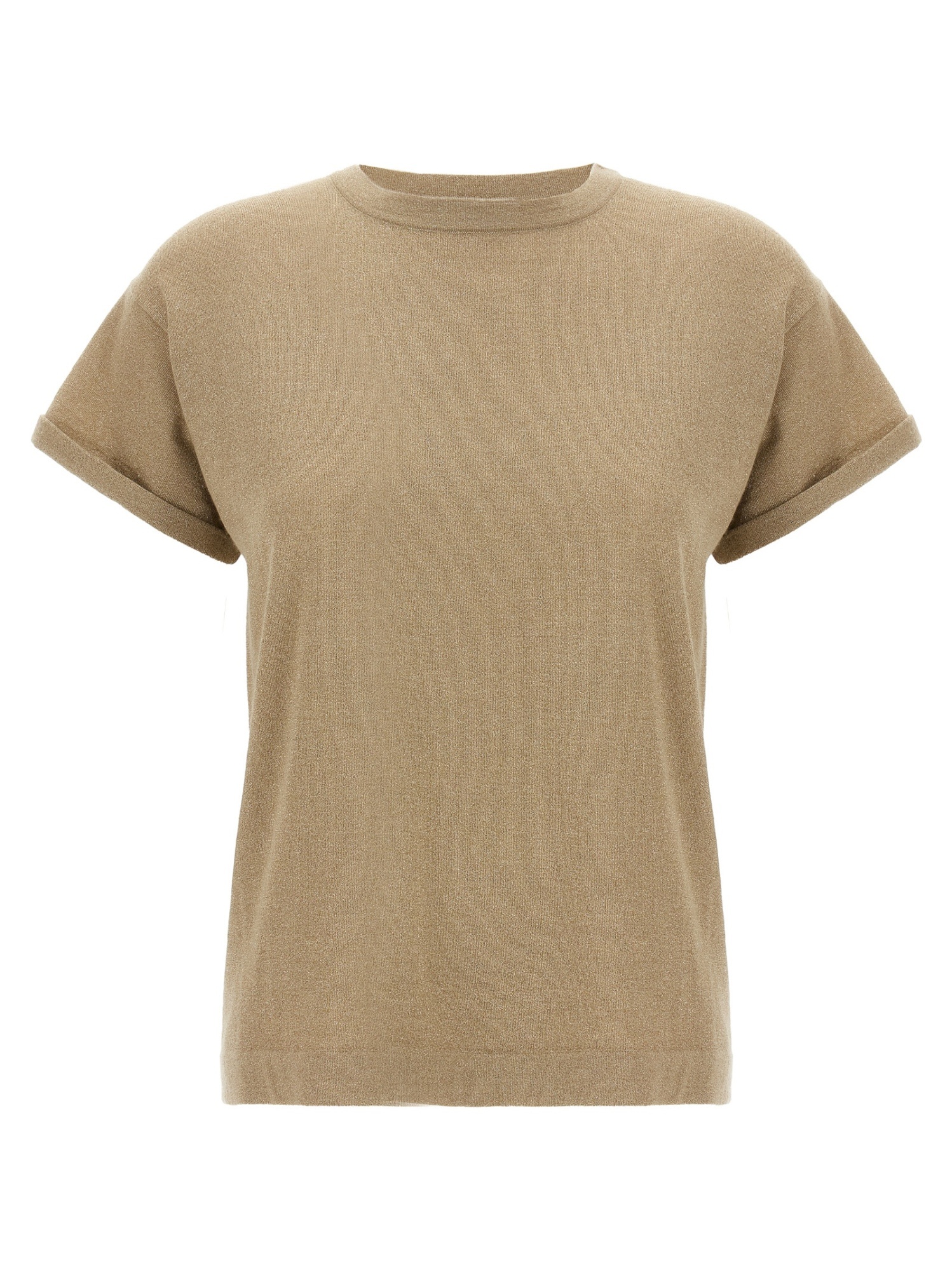 Brunello Cucinelli Short-sleeved Crewneck Knitted T-shirt