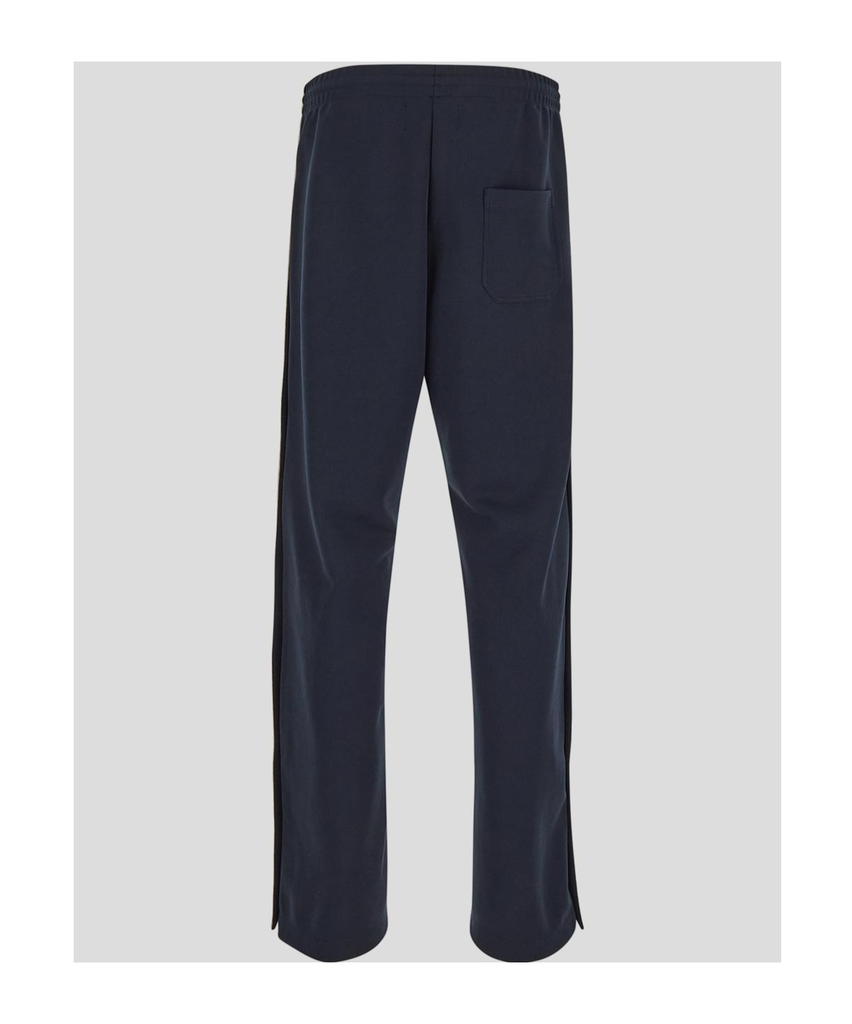 Golden Goose Wide-leg Jersey Trousers In Black