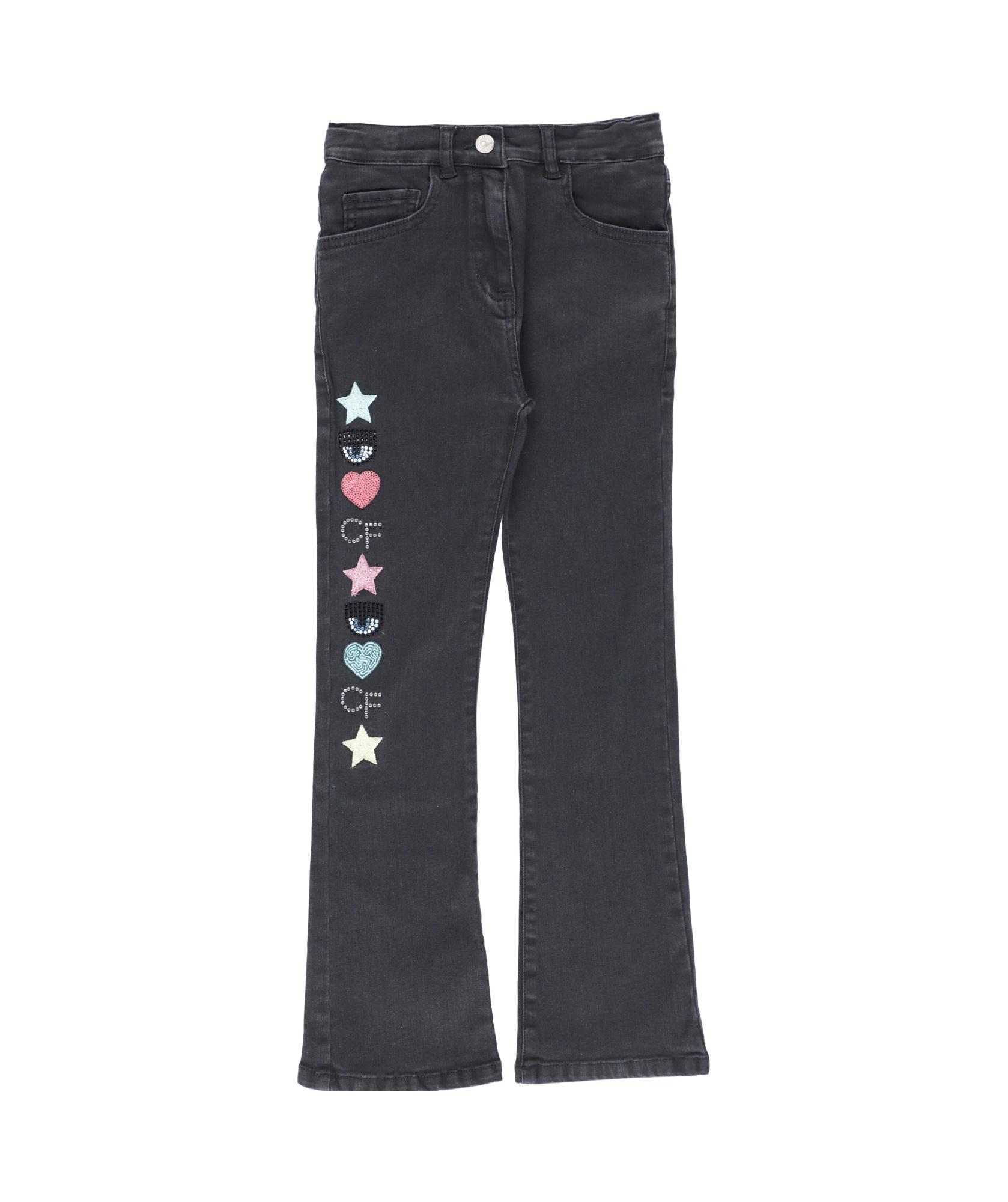 Chiara Ferragni Flared Jeans In Black