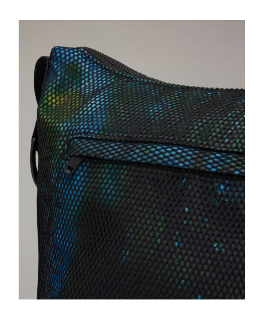 Y-3 Mesh Shoulder Bag In Black