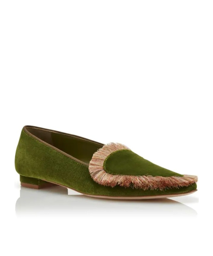 Manolo Blahnik Tassel Loafers In Brown