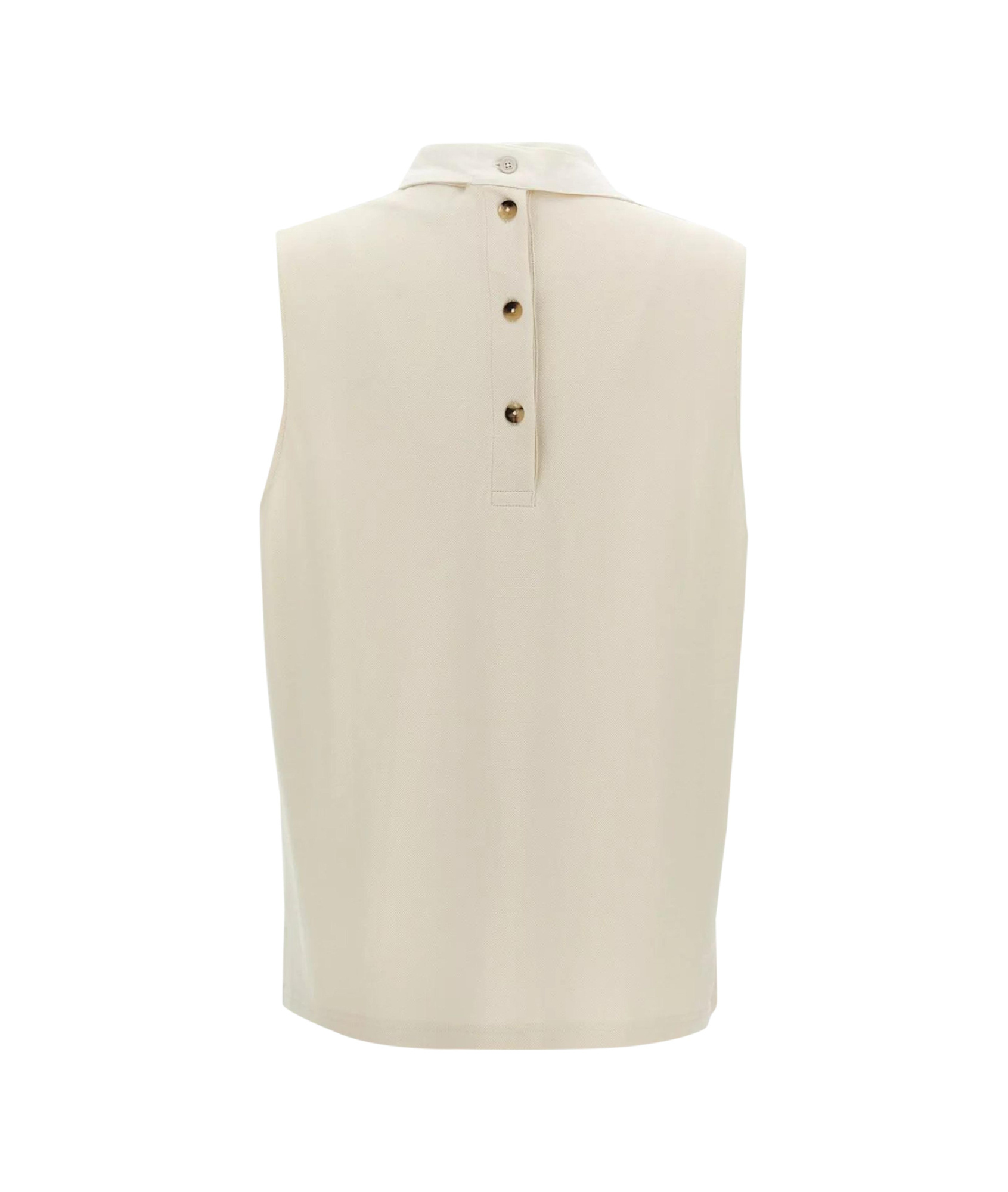 Courrèges Natural Multi-buttons Sweater In Nude