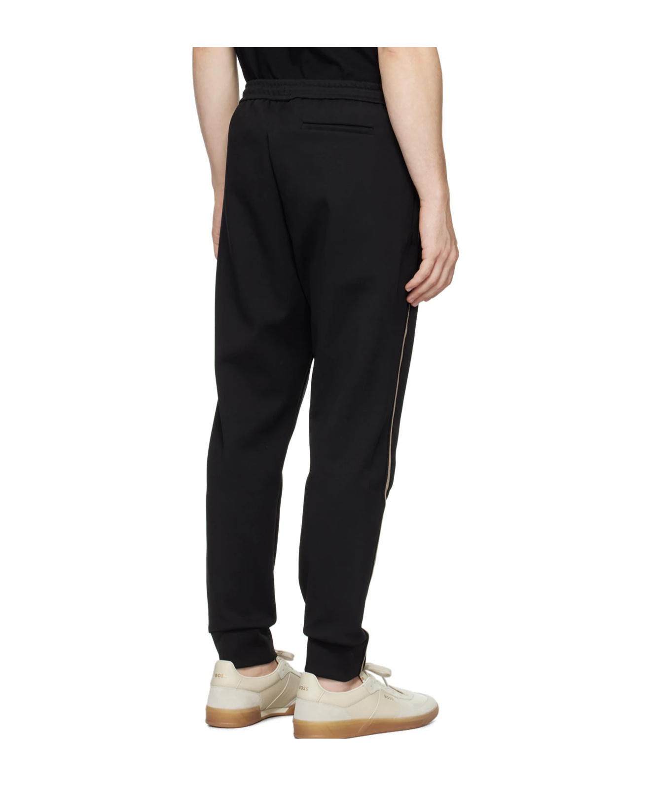 HUGO BOSS TAPE-EMBELLISHED TRACK PANTS