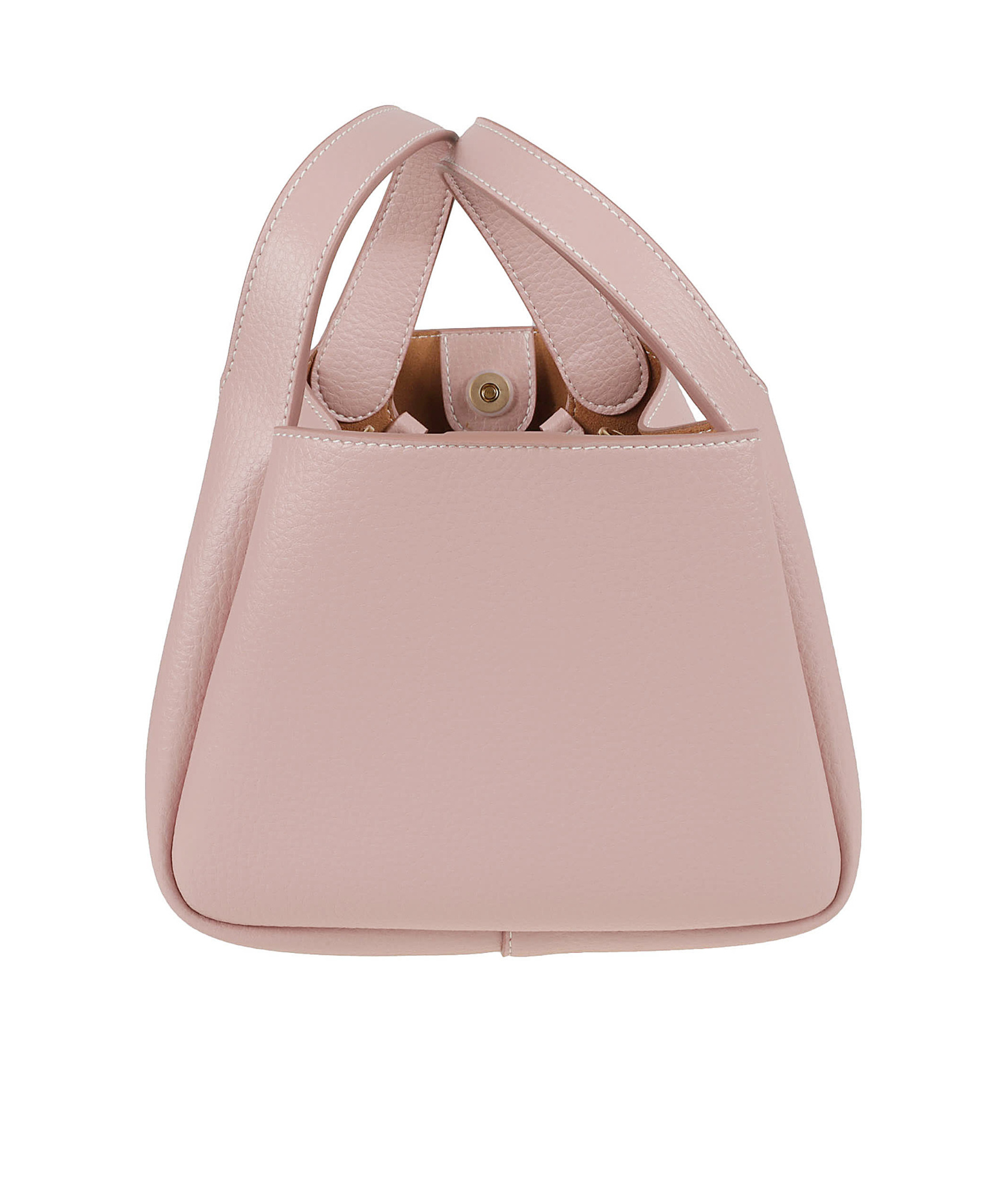 Stella Mccartney Embossed Grain Handbag In Nude