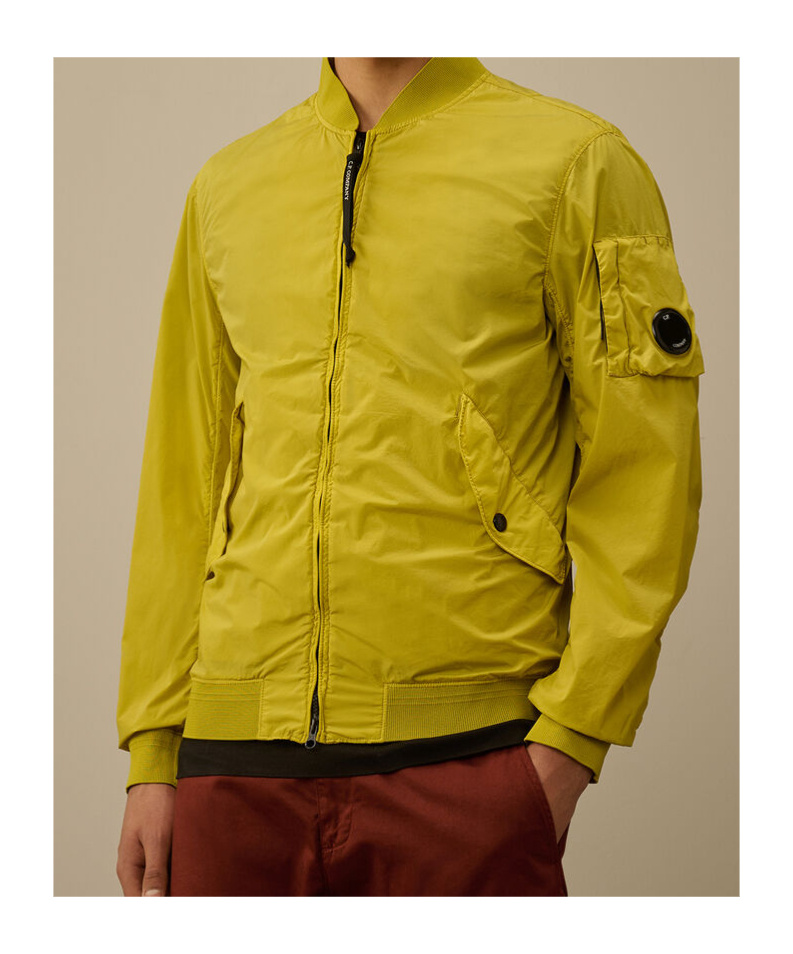 C.p. Company C.p.company Techno Fabric Jacket In Yellow