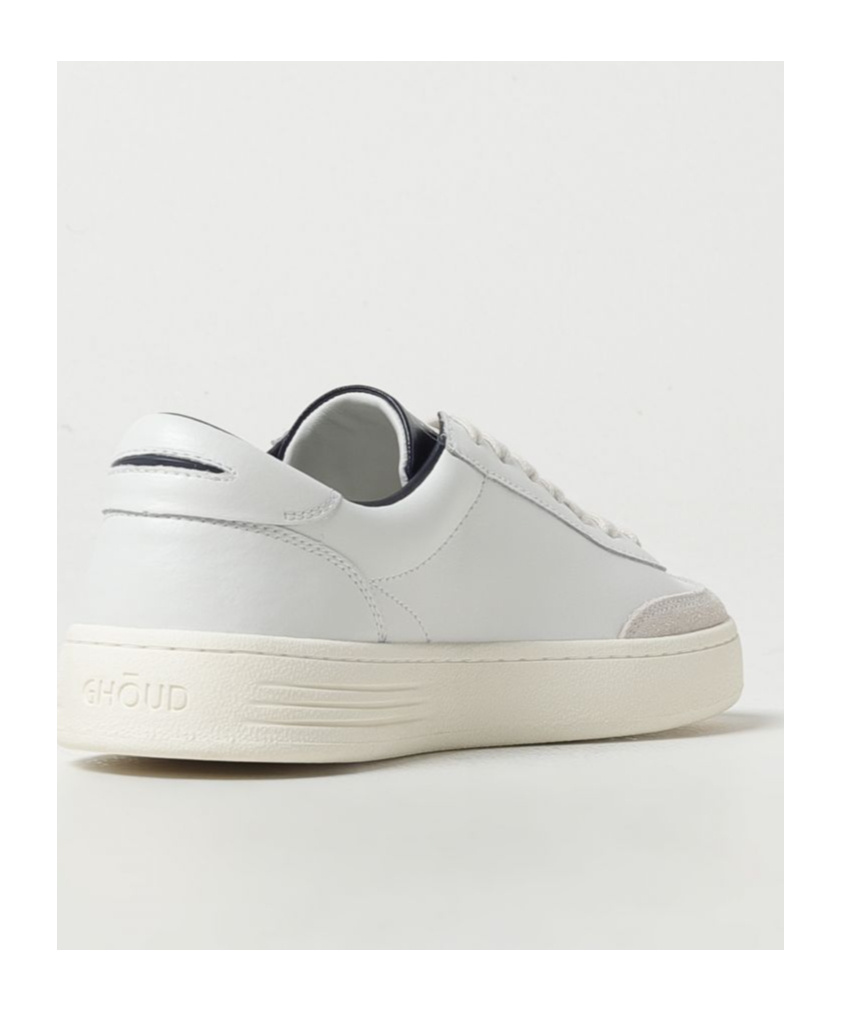 Ghoud Lace Up Sneakers In White