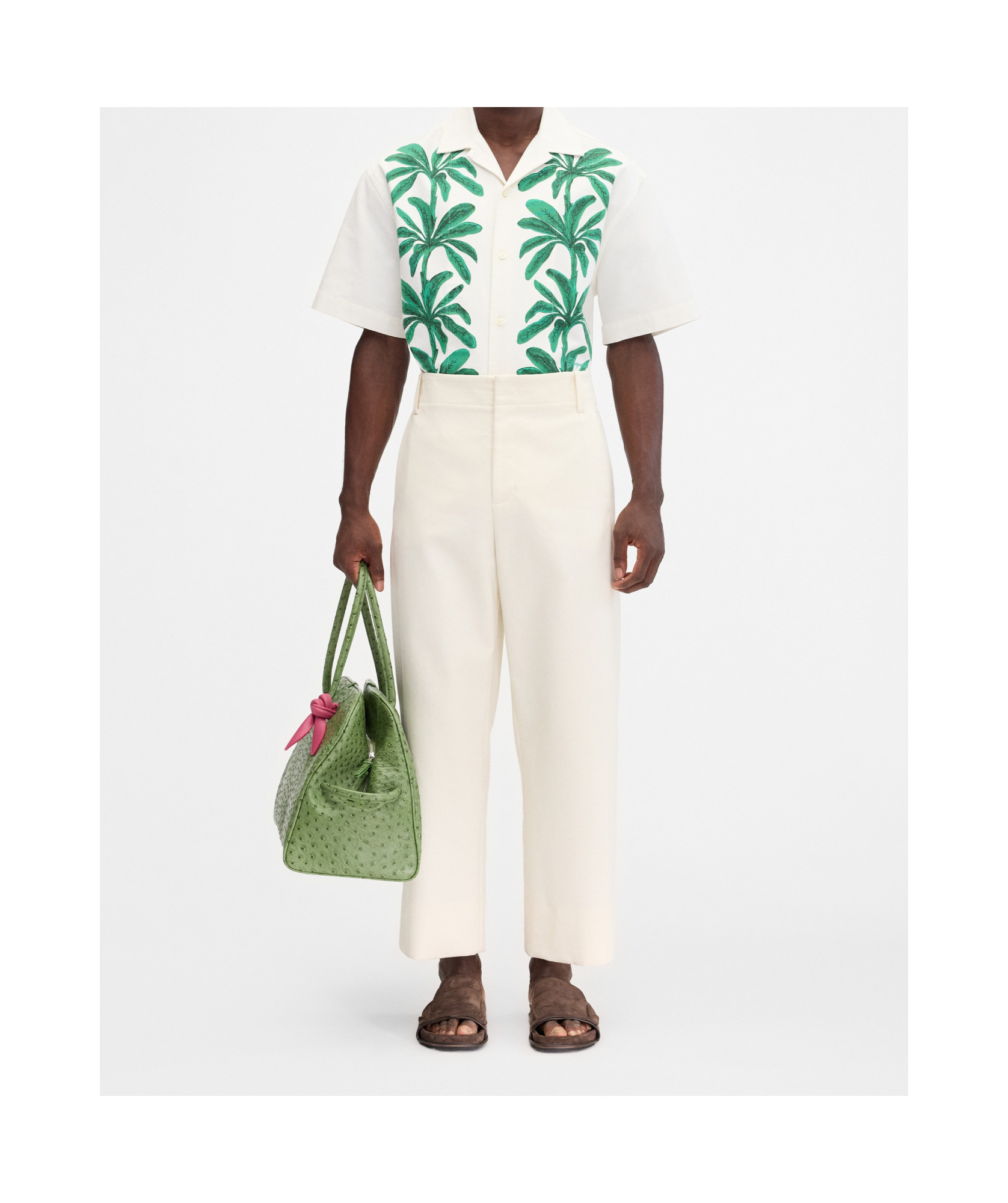 Jacquemus Belt-loop Casual Pants In White