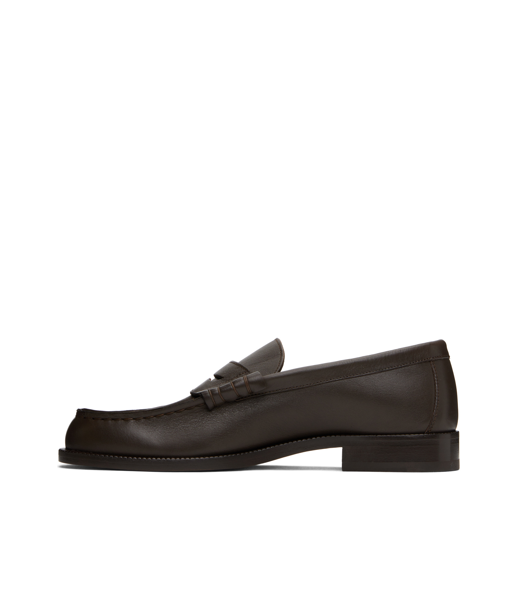 Common Projects Brown Soft Loafers In Black