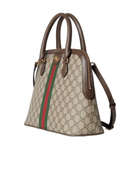 Gucci Ophidia Top Handle Bag In Nude
