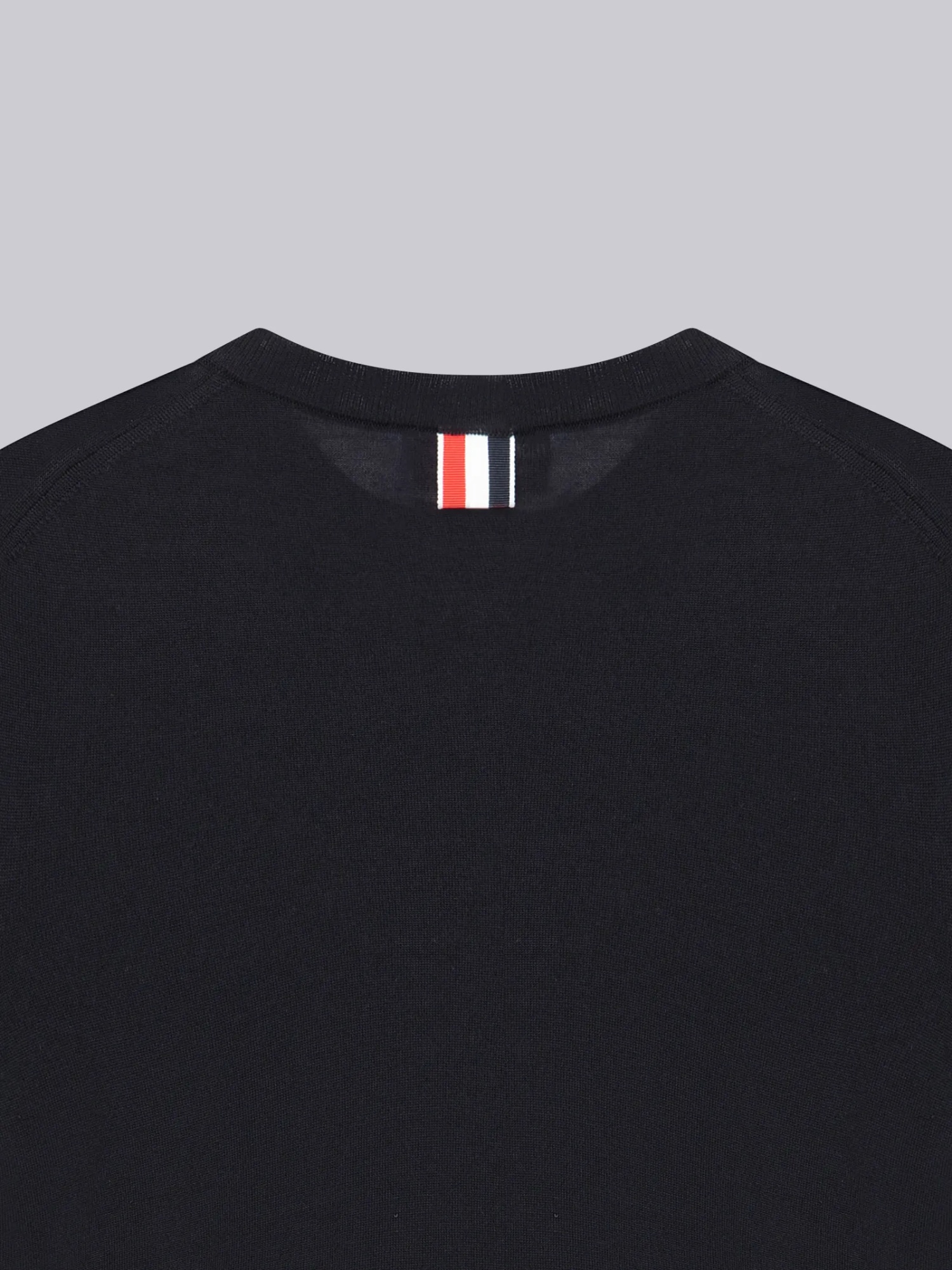 Thom Browne 4-bar Merino Jumper In Black