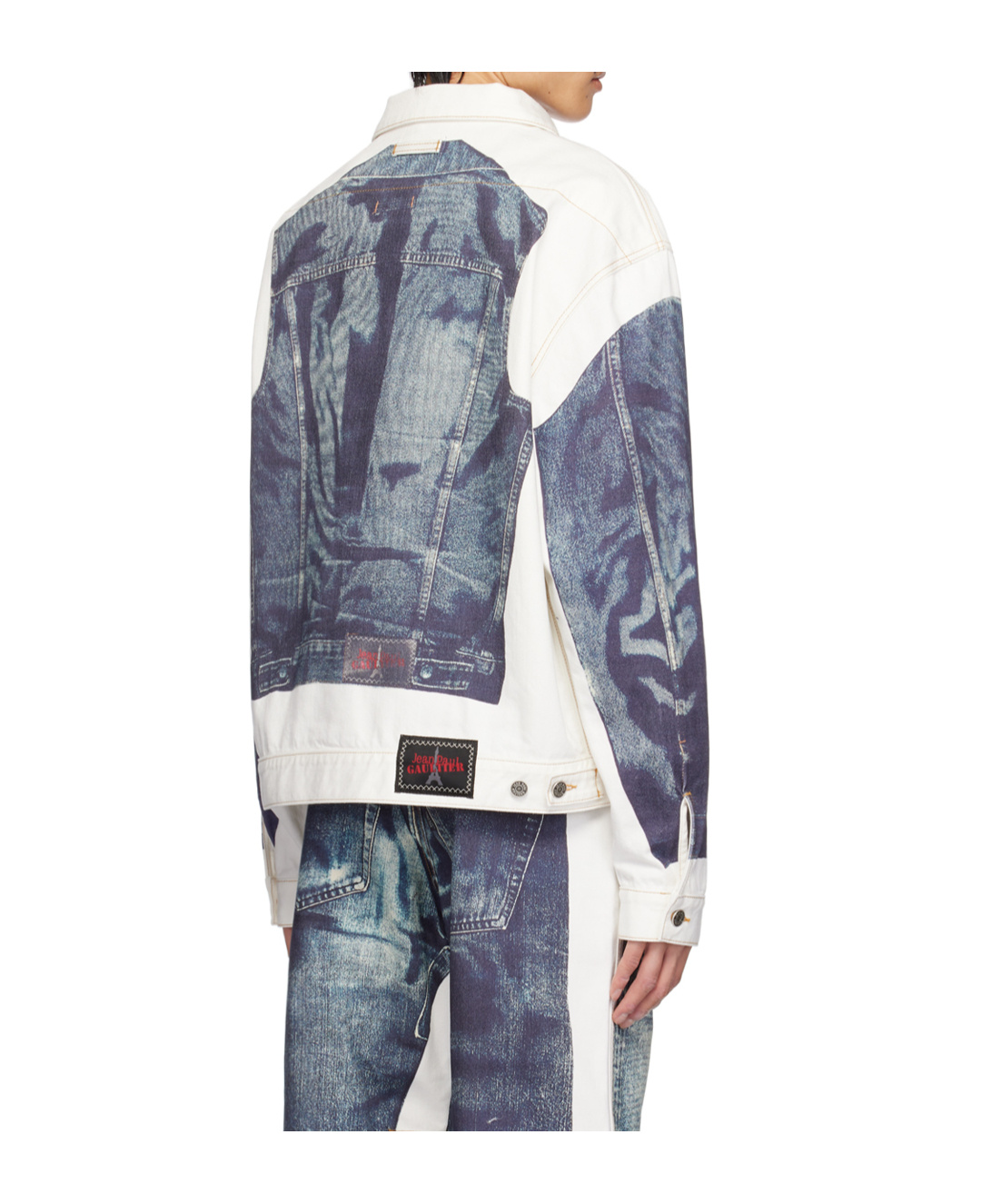 Jean Paul Gaultier Printed Denim Jacket