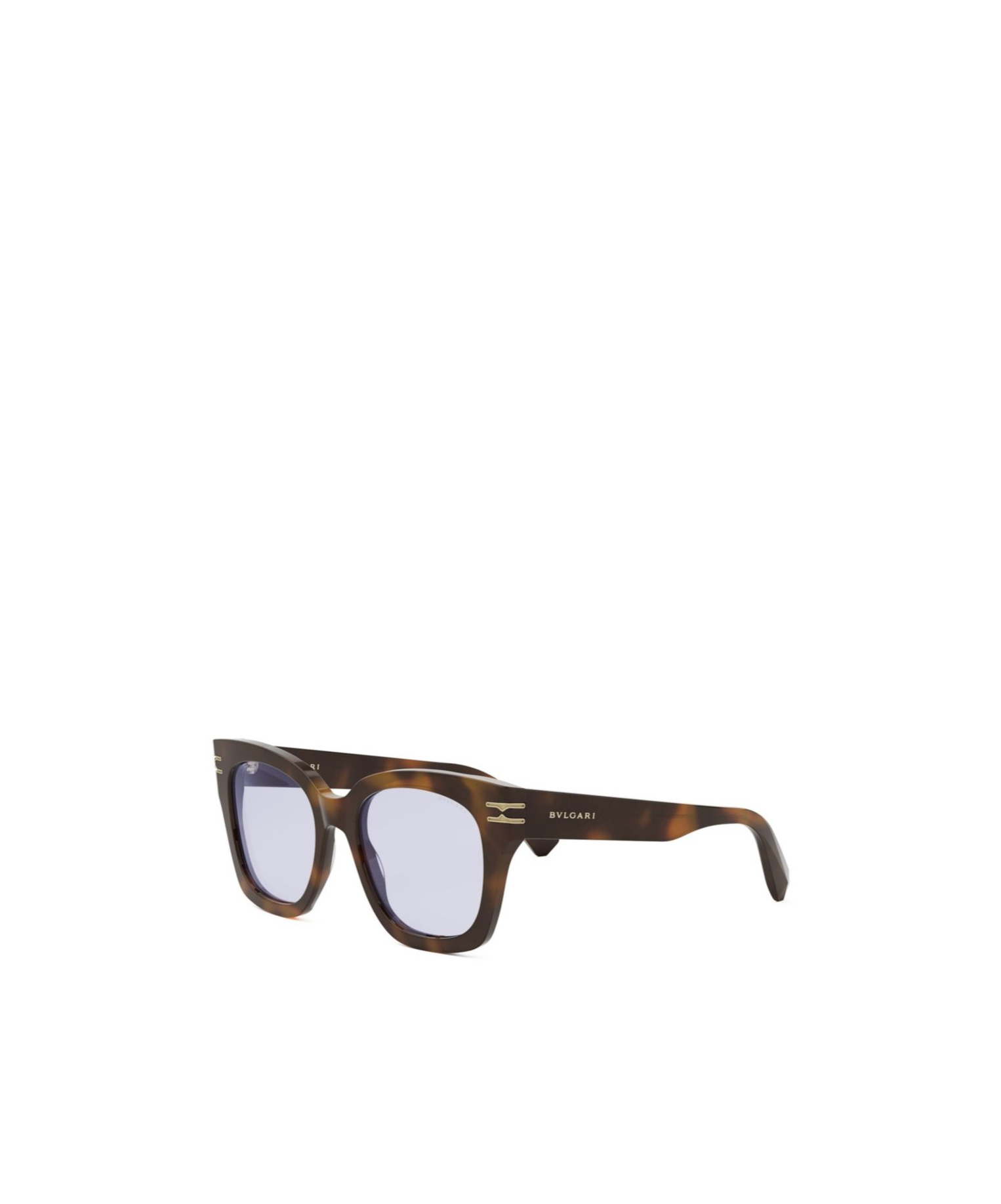Bvlgari Bulgari Square Frame Glasses In White