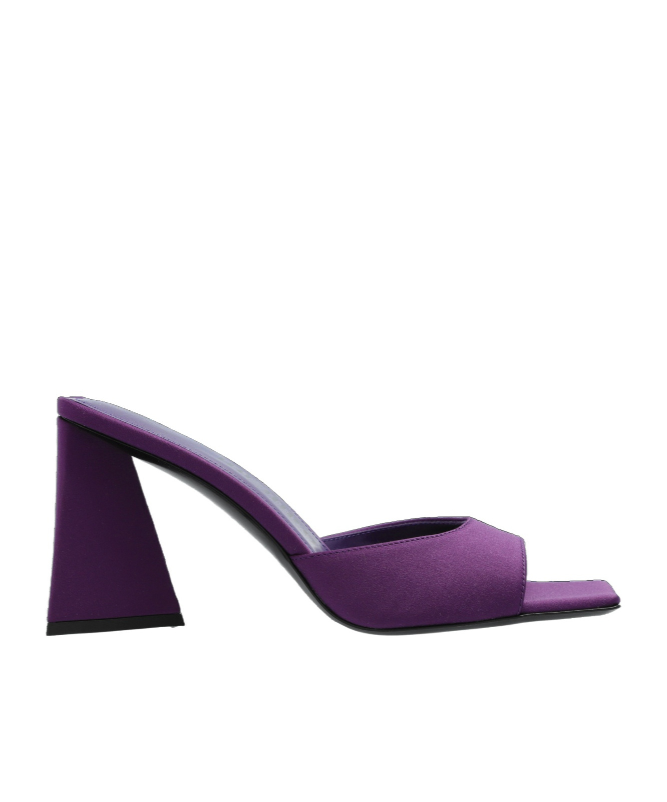 Attico 85mm Devon Mules In Purple