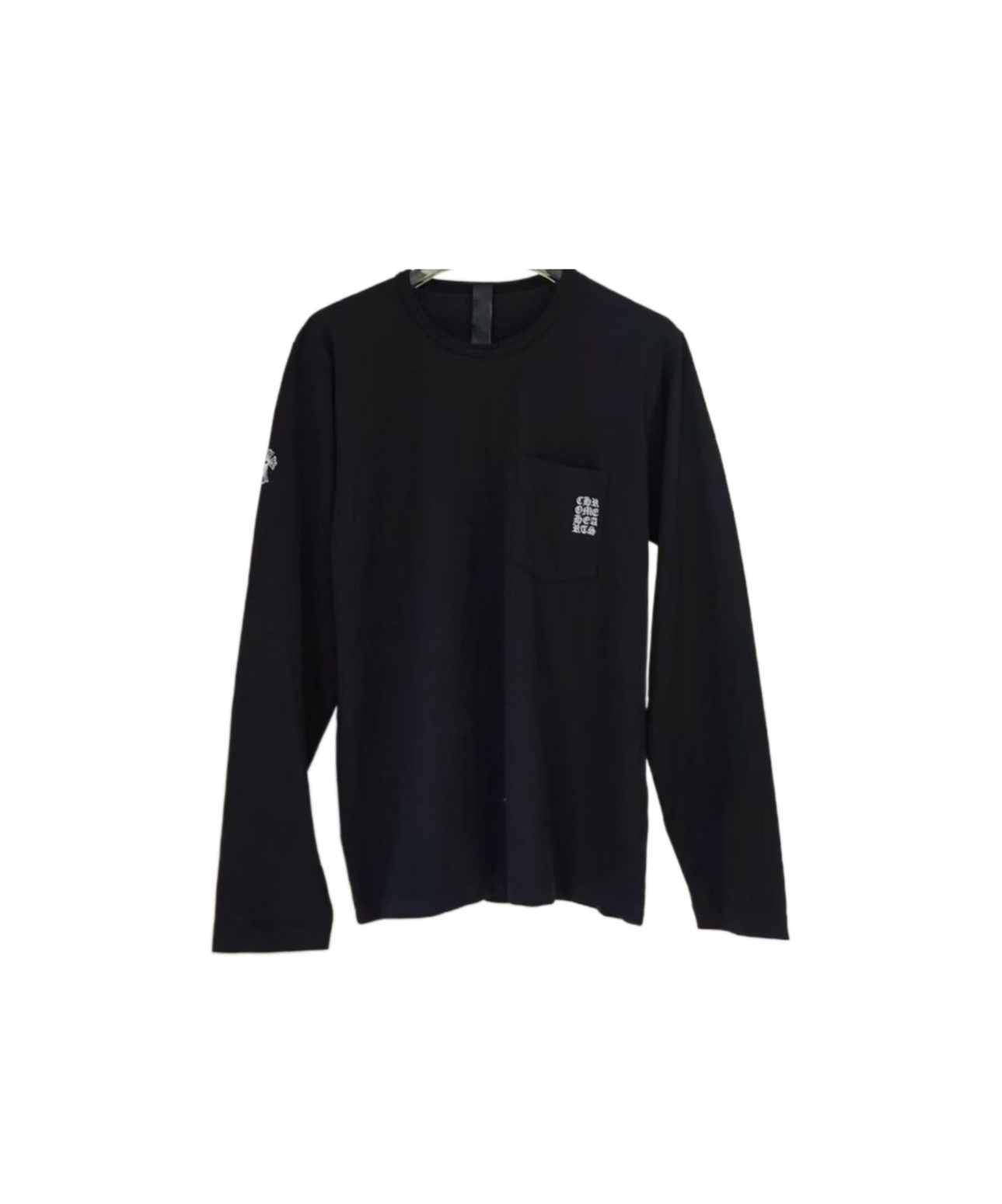 Chrome Hearts Letter Long-sleeved T-shirt In Black