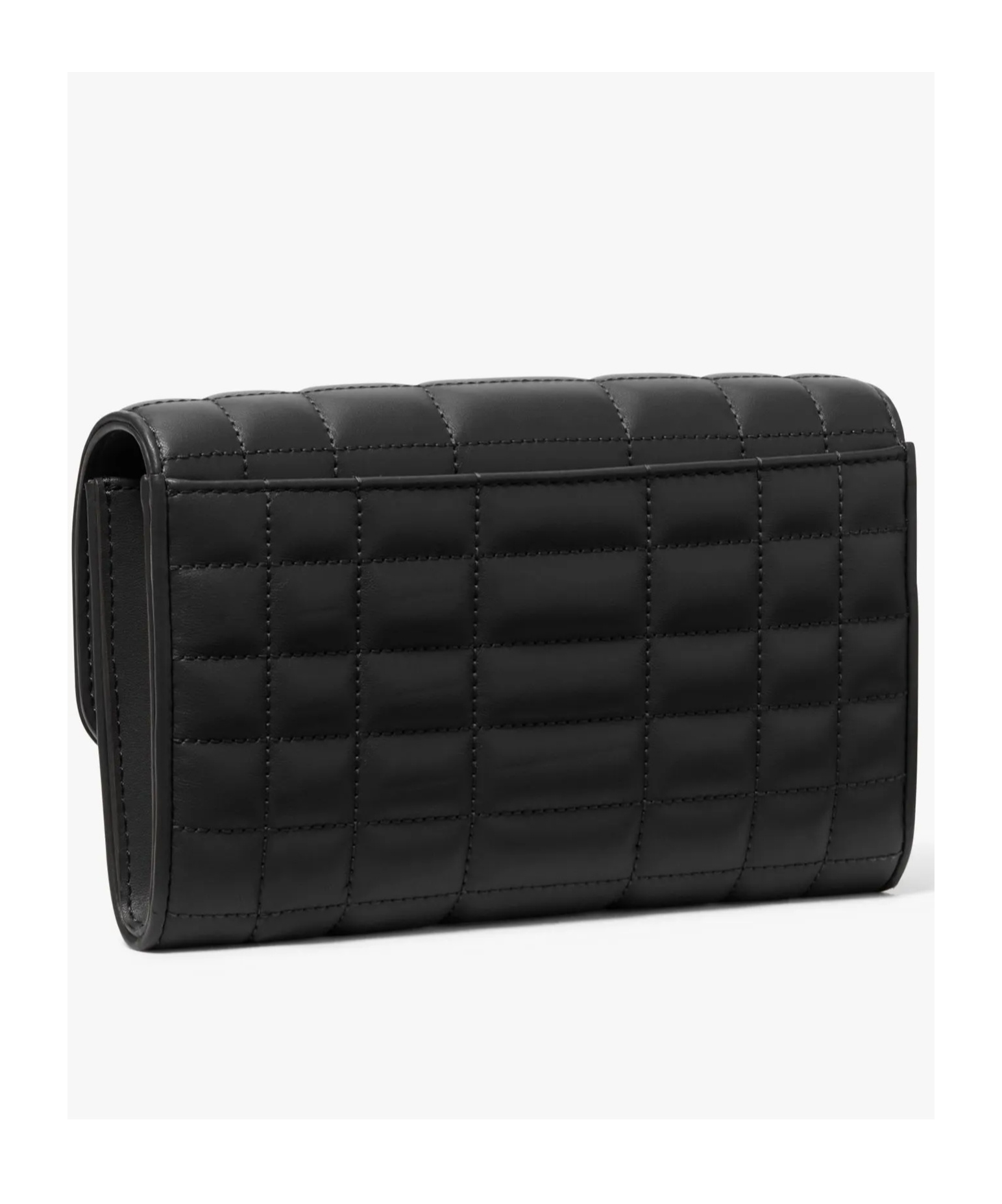 Michael Kors Large Tribeca Leather Crossbody Bag In Black