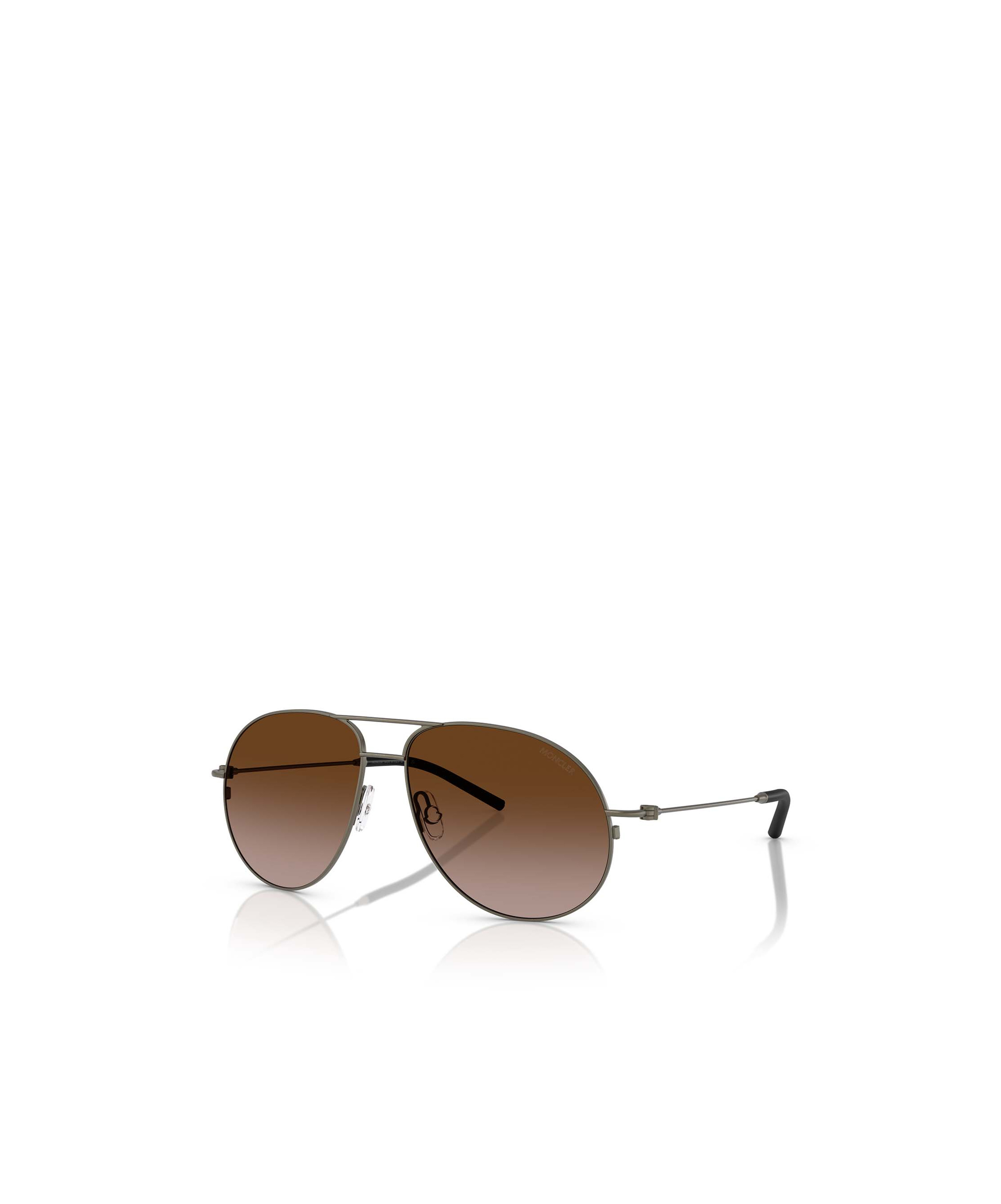 MONCLER MONCLER EYEWEAR AVIATOR FRAME SUNGLASSES 