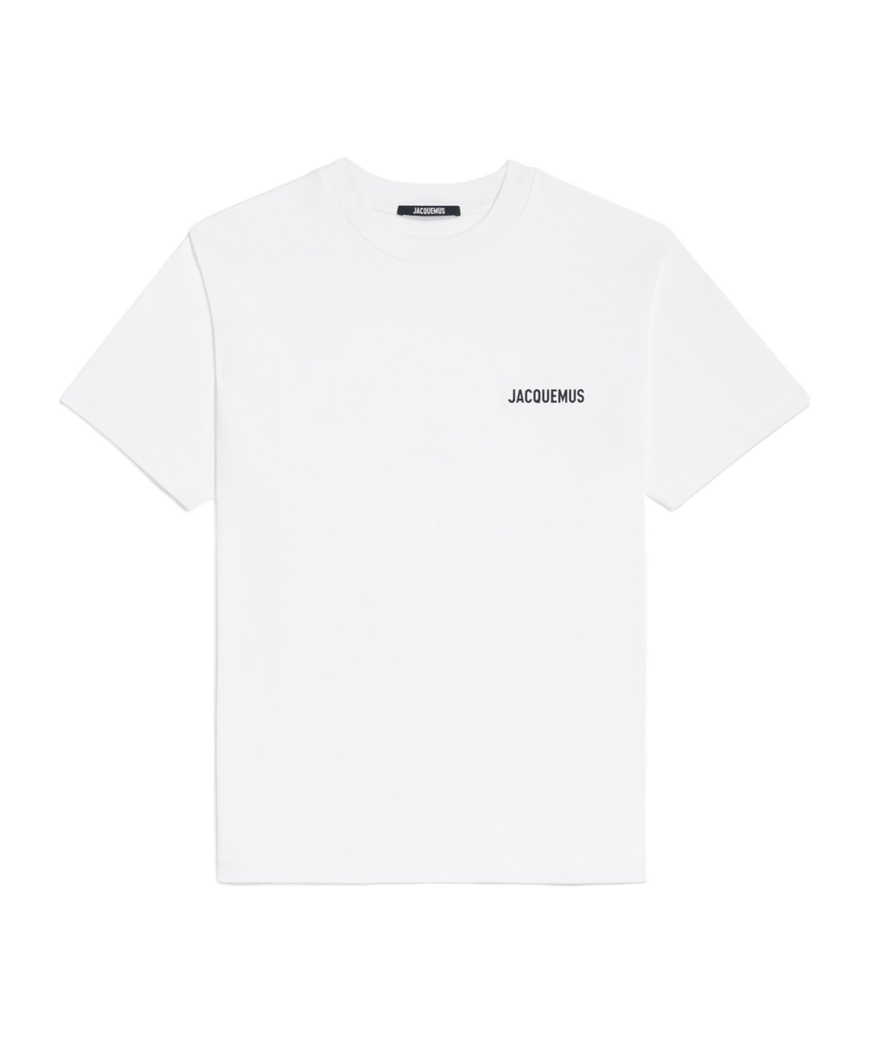 Jacquemus Logo Printed Crewneck T-shirt In White