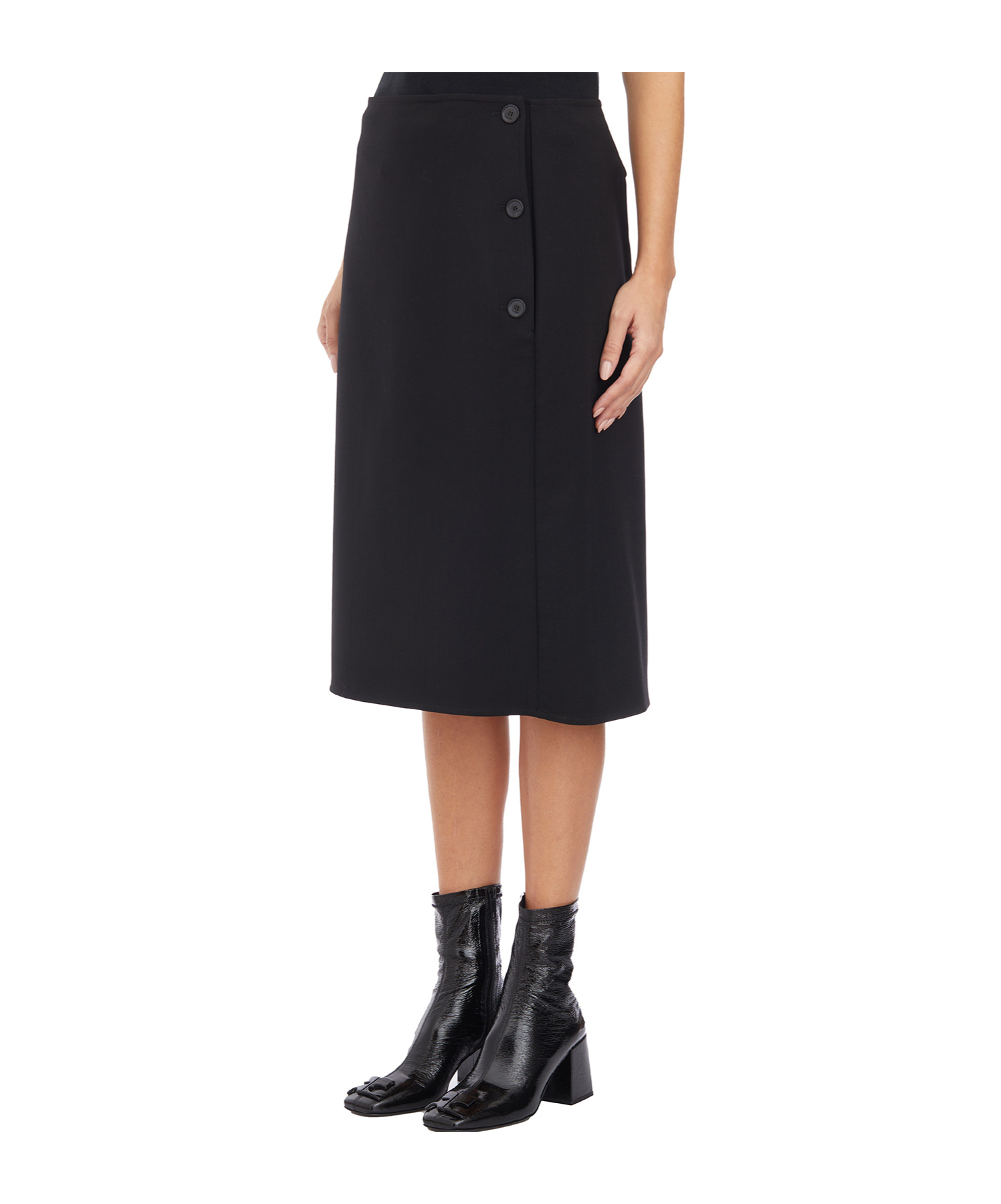 COURRÈGES BUTTON-DOWN SKIRT 