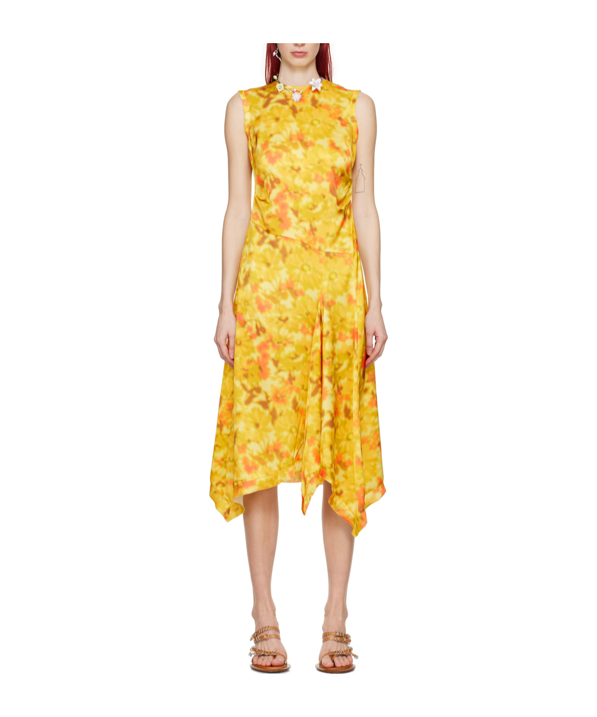 ACNE STUDIOS ACNE STUDIOS ALL-OVER FLORAL PRINTED DRESS