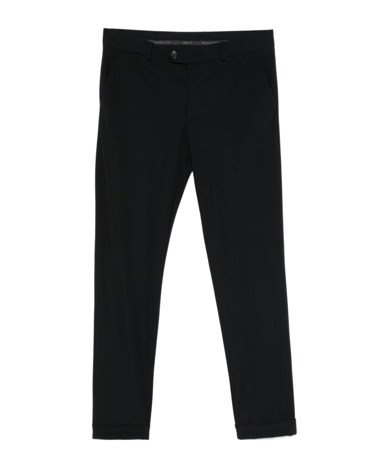 Rrd Tailored Black Pants With Modern Silhouette In Black