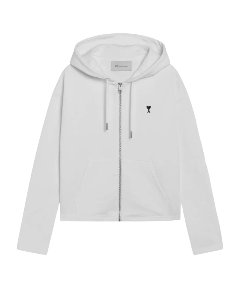 Ami Alexandre Mattiussi Hooded Sweatshirt In White
