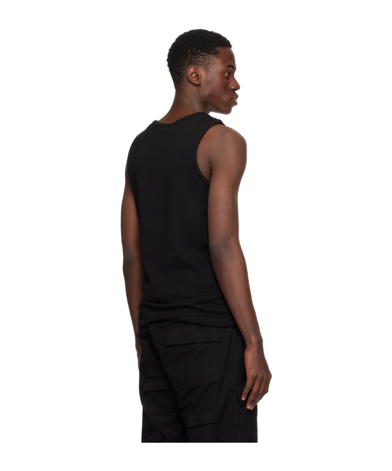 We11 Done Plain Knitted Vest In Black