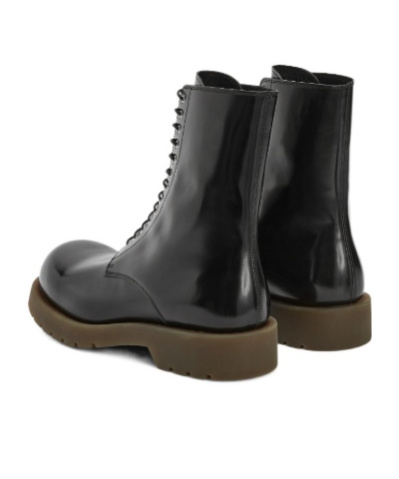 Jil Sander Ankle Boots With Chunky Sole And Pull Tab In Black