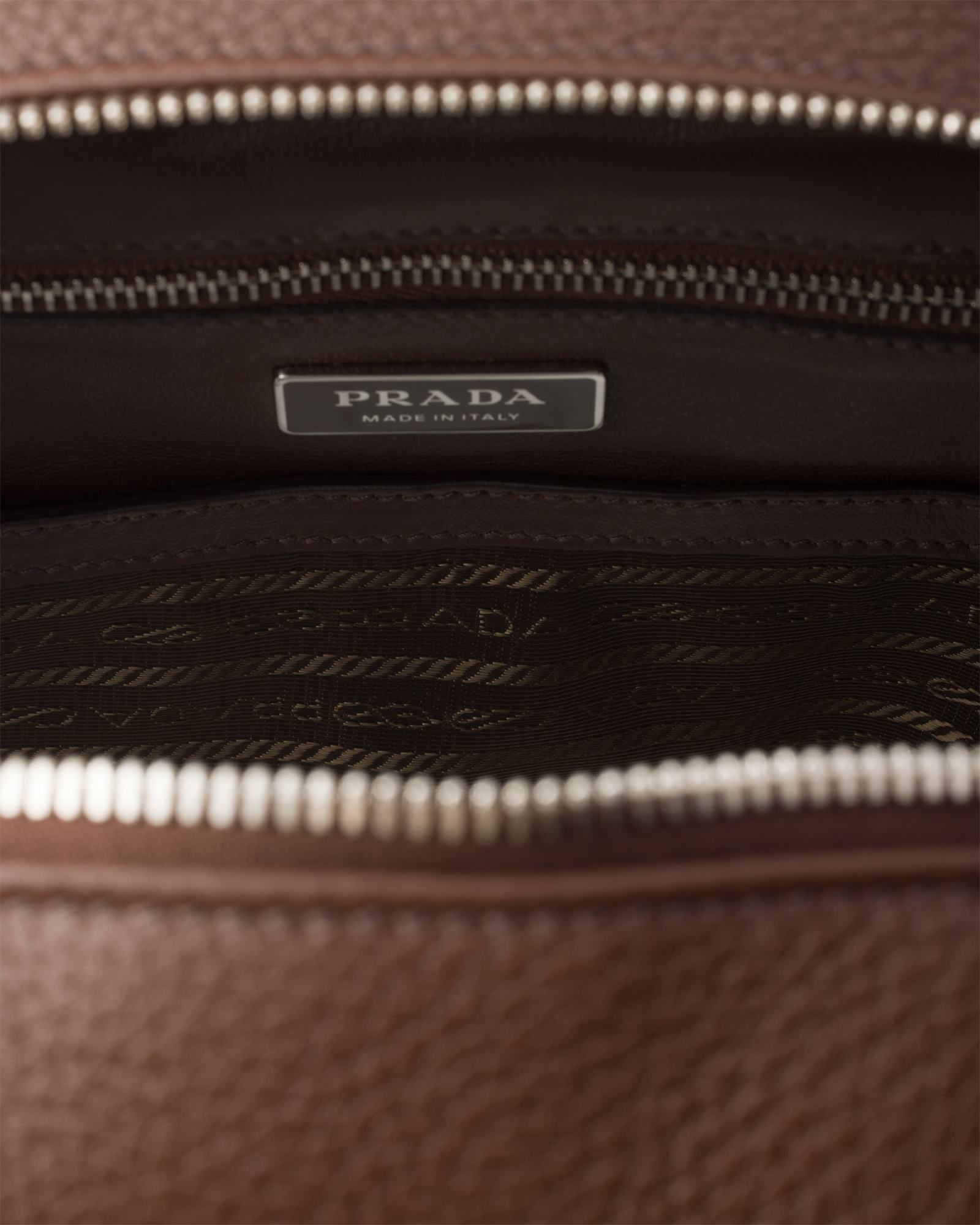 Prada Structured Leather Backpack