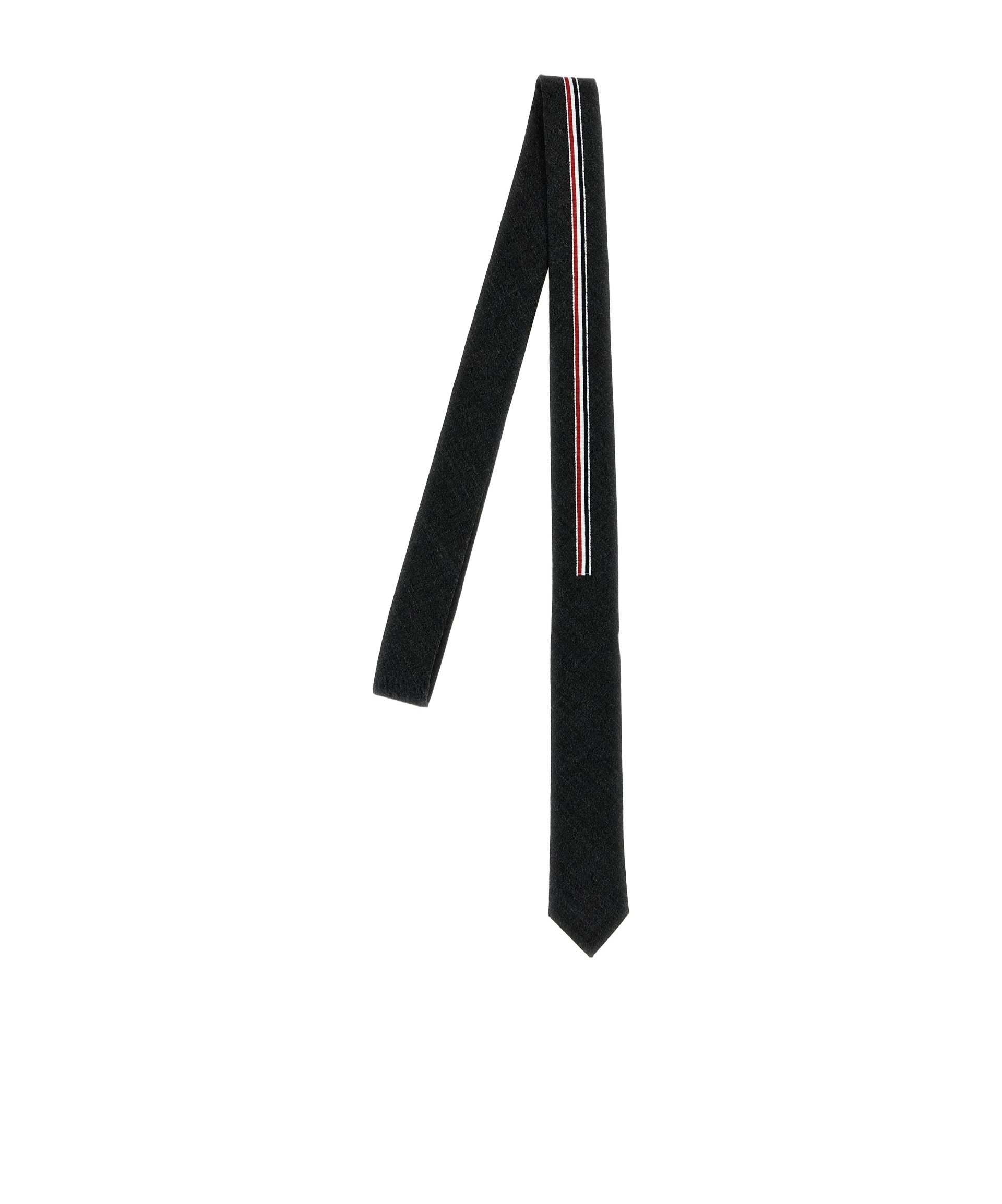 THOM BROWNE RWB-STRIPE WOOL TIE 