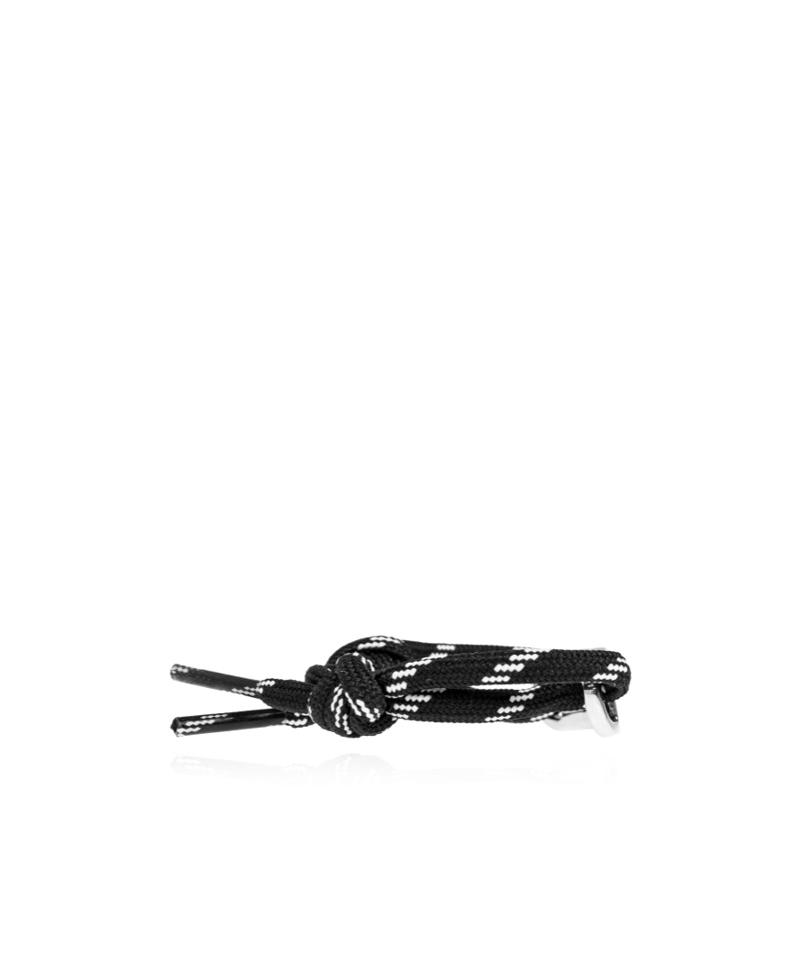 Balenciaga Logo Engraved Bracelet In White