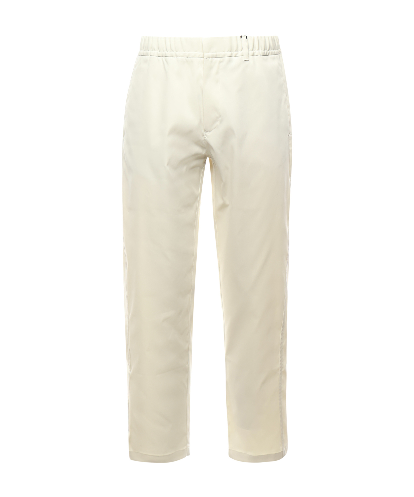 Herno Tapered Pants With Drawstring Waistband In Beige
