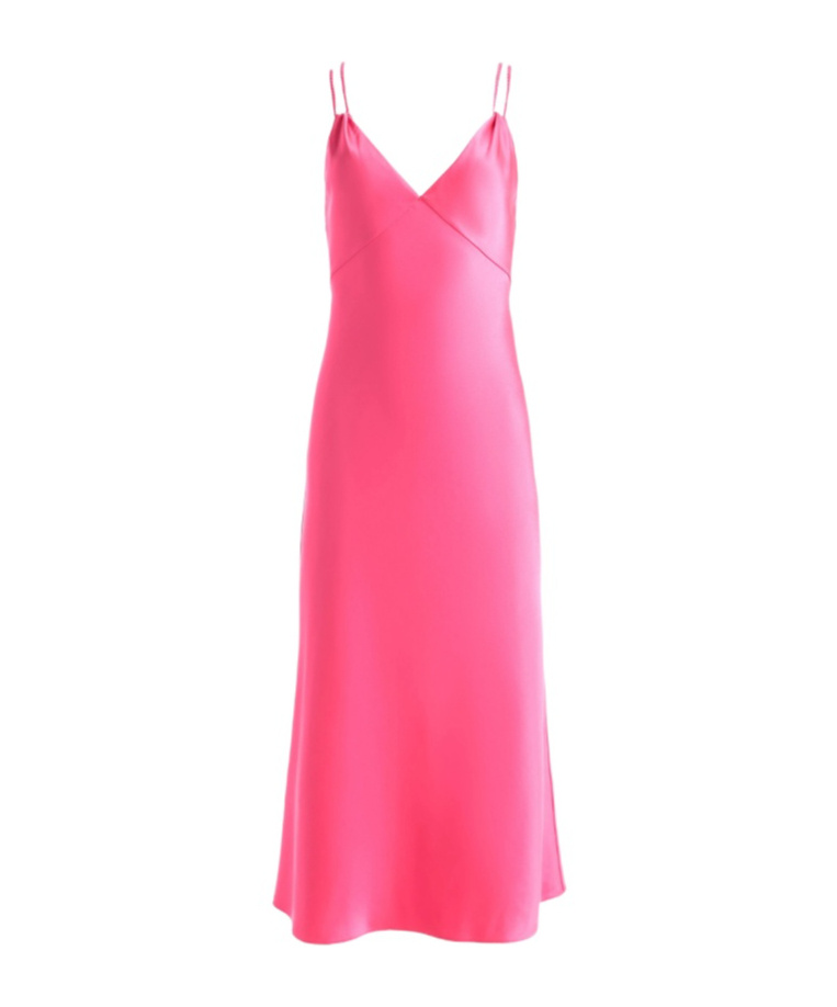 Alice And Olivia Kiro Suspender Skirt In Pink