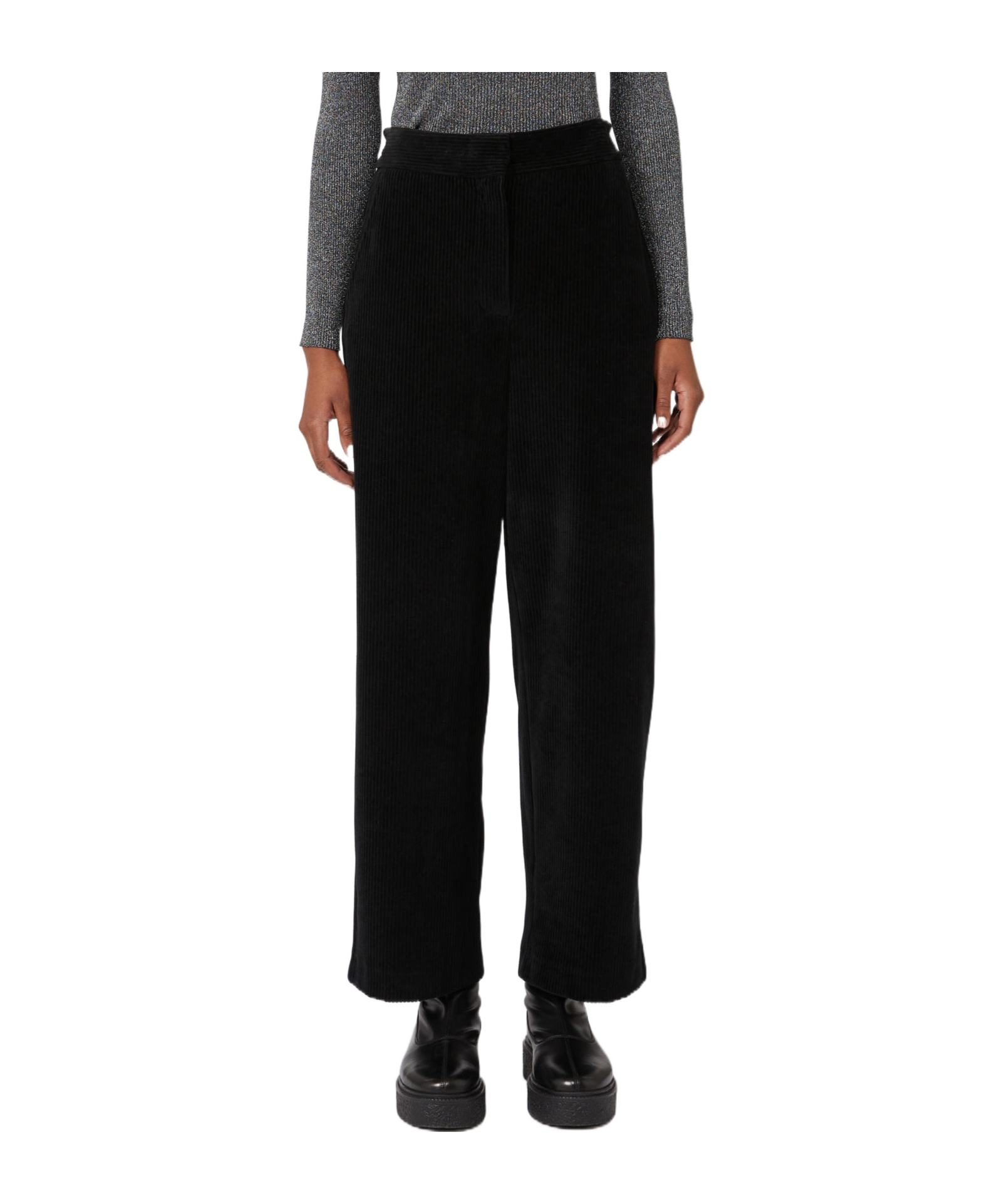Max Mara Straight-leg Casual Pants In Black