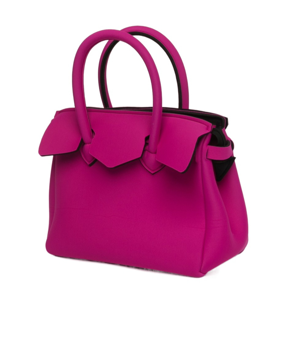 Save My Bag Logo Handbag In Pink