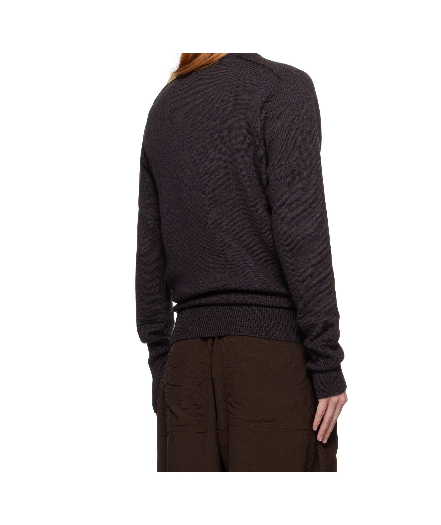Studio Nicholson Inverness Sweater In Brown