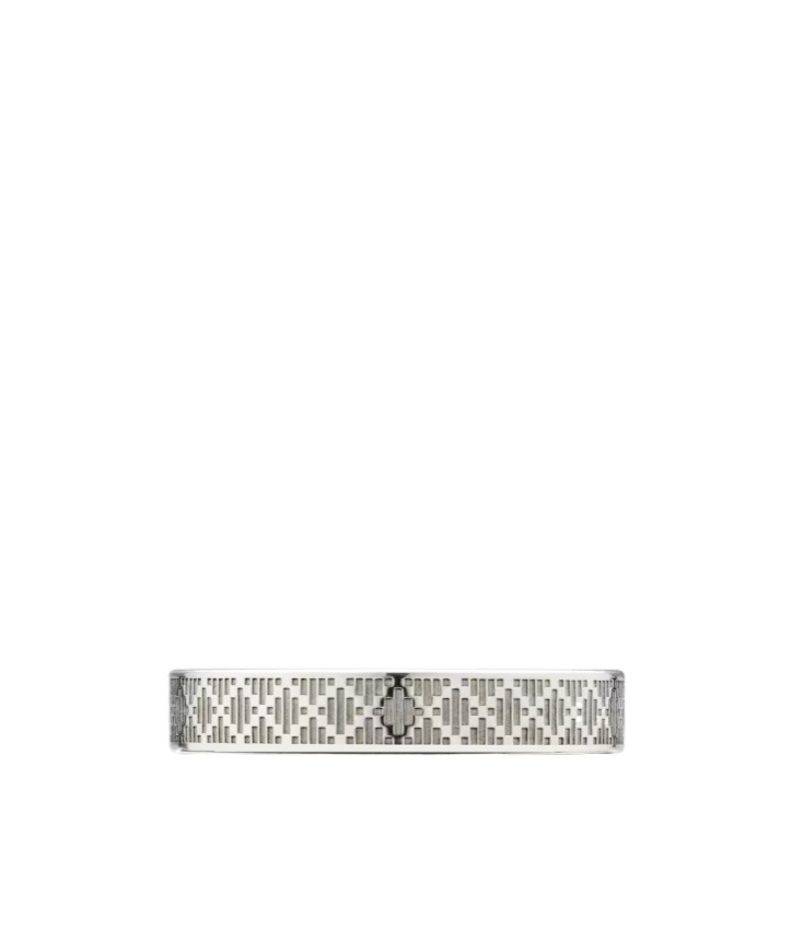 Gucci Diamante Thin Ring In Silver