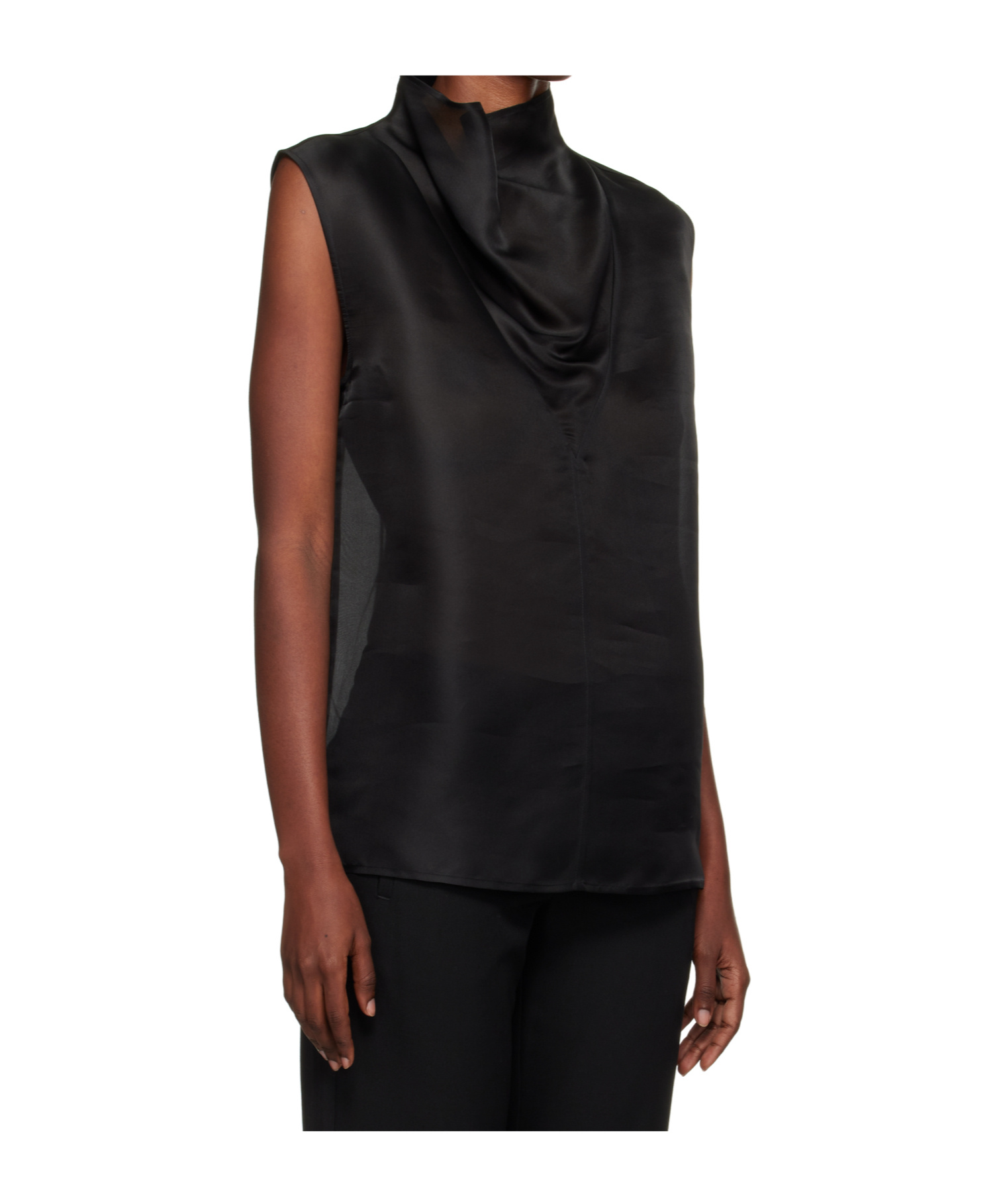 Rohe Sleeveless Shirt In Black