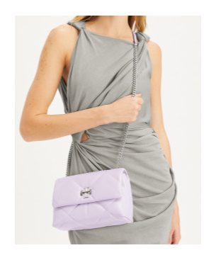 Tory Burch Small Kira Shoulder Bag In Purple