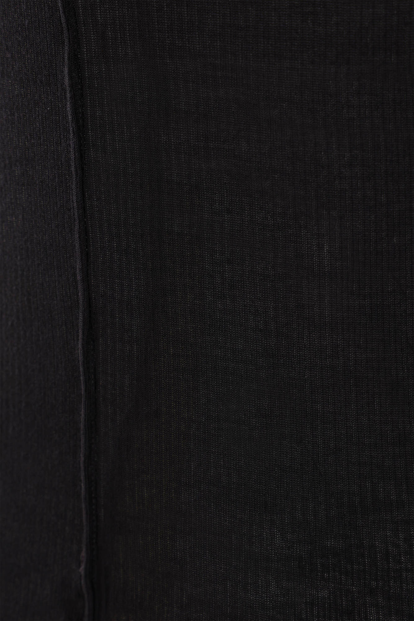 Rick Owens Long-sleeved Top With Subtle Back Closure In Black